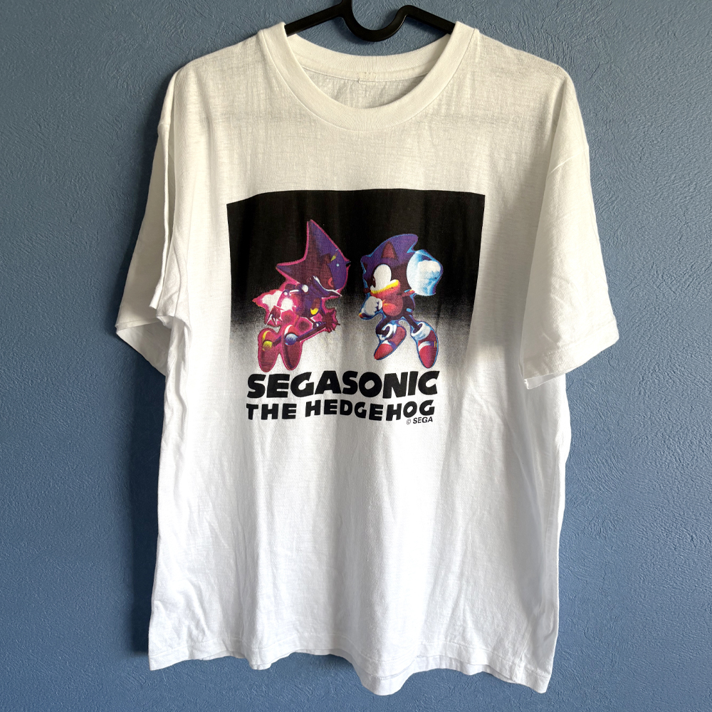 SEGA SONIC THE HEDGEHOG Single Stitch【古着/Tシャツ/希少品/90's】