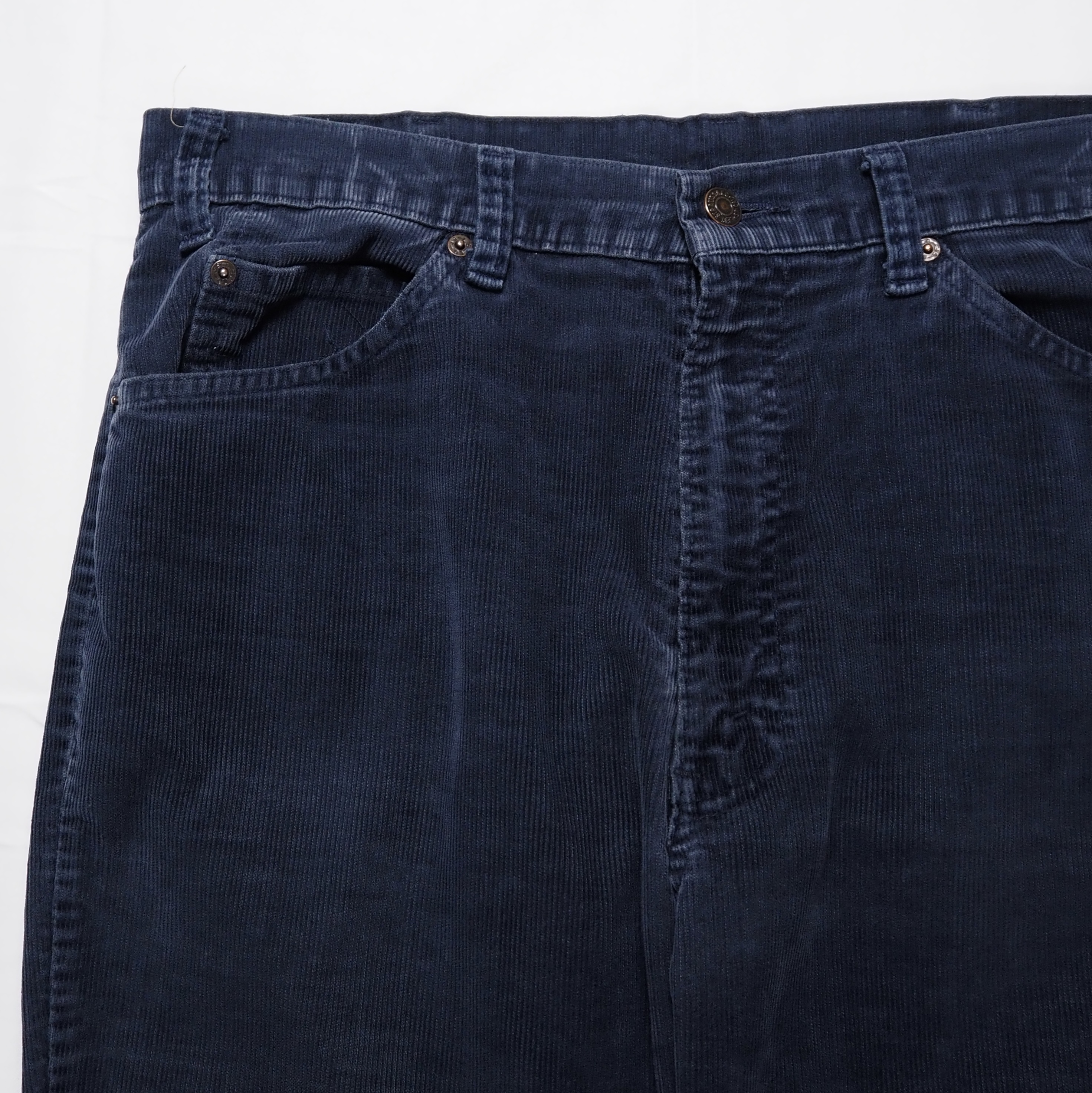 80’s Levi’s 517 コーデュロイパンツ ネイビー 約36×30 の画像 2