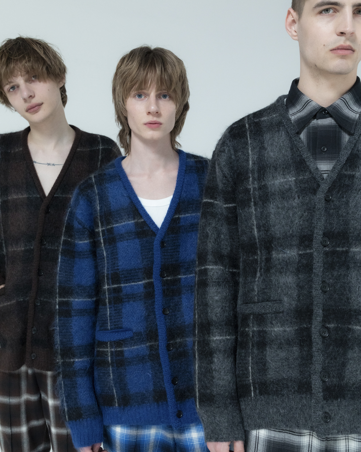 【Rafu】Mohair Cardigan（BLUE） の画像 4