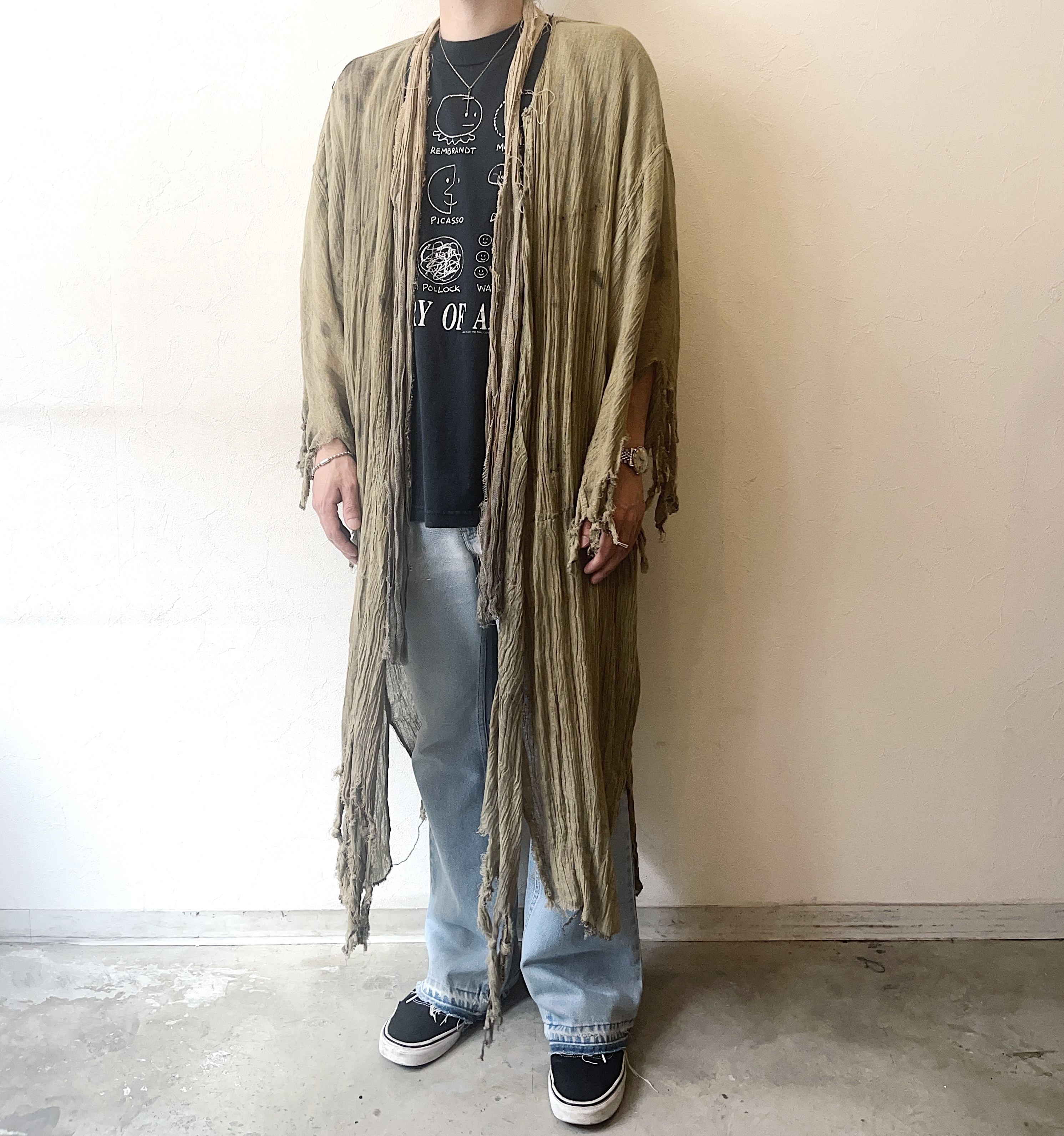 Vintage Grunge Gown Shirt の画像 3