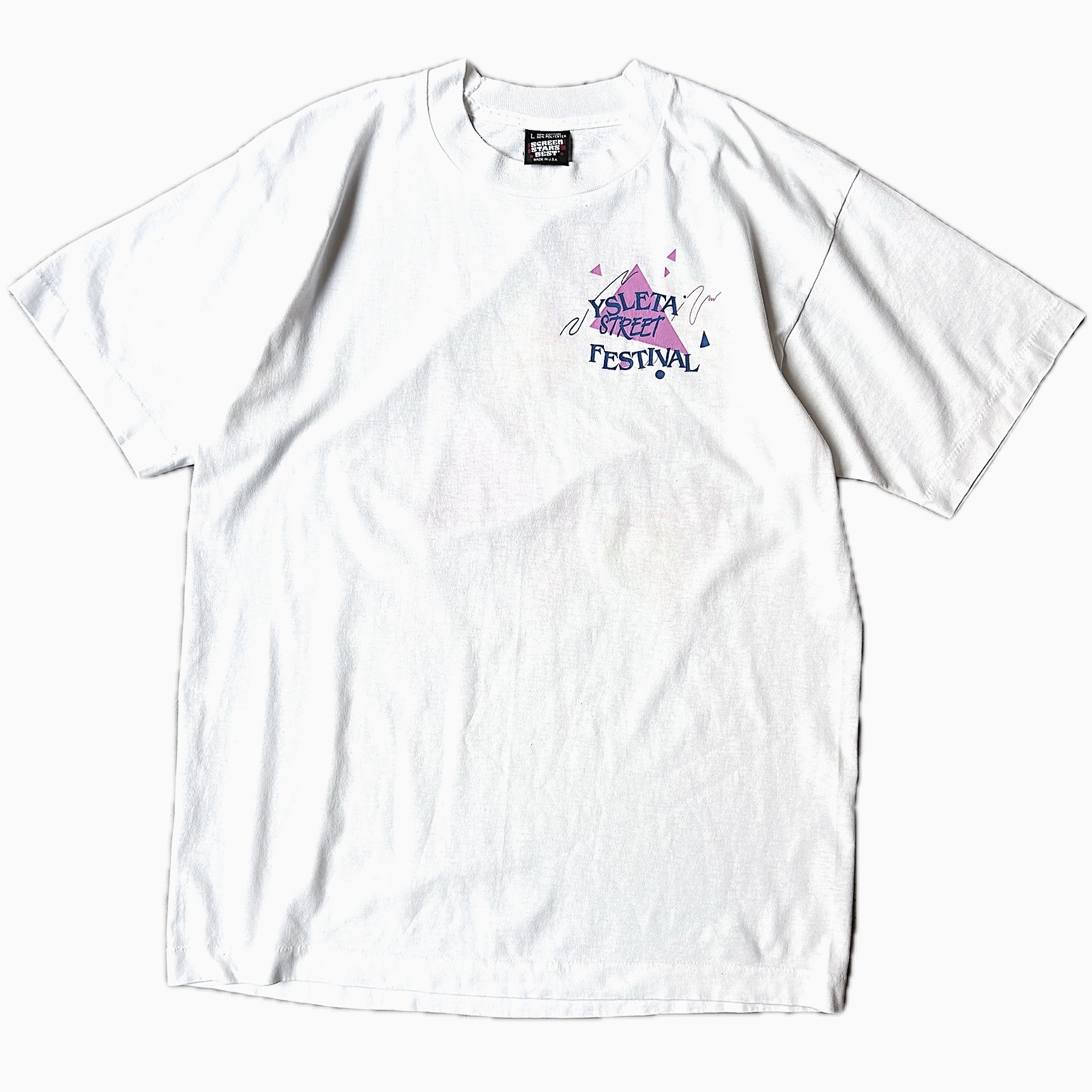 Vintage 90's【SCREEN STARS】"YSLETA STREET FESTIVAL" T-shirt の画像 2