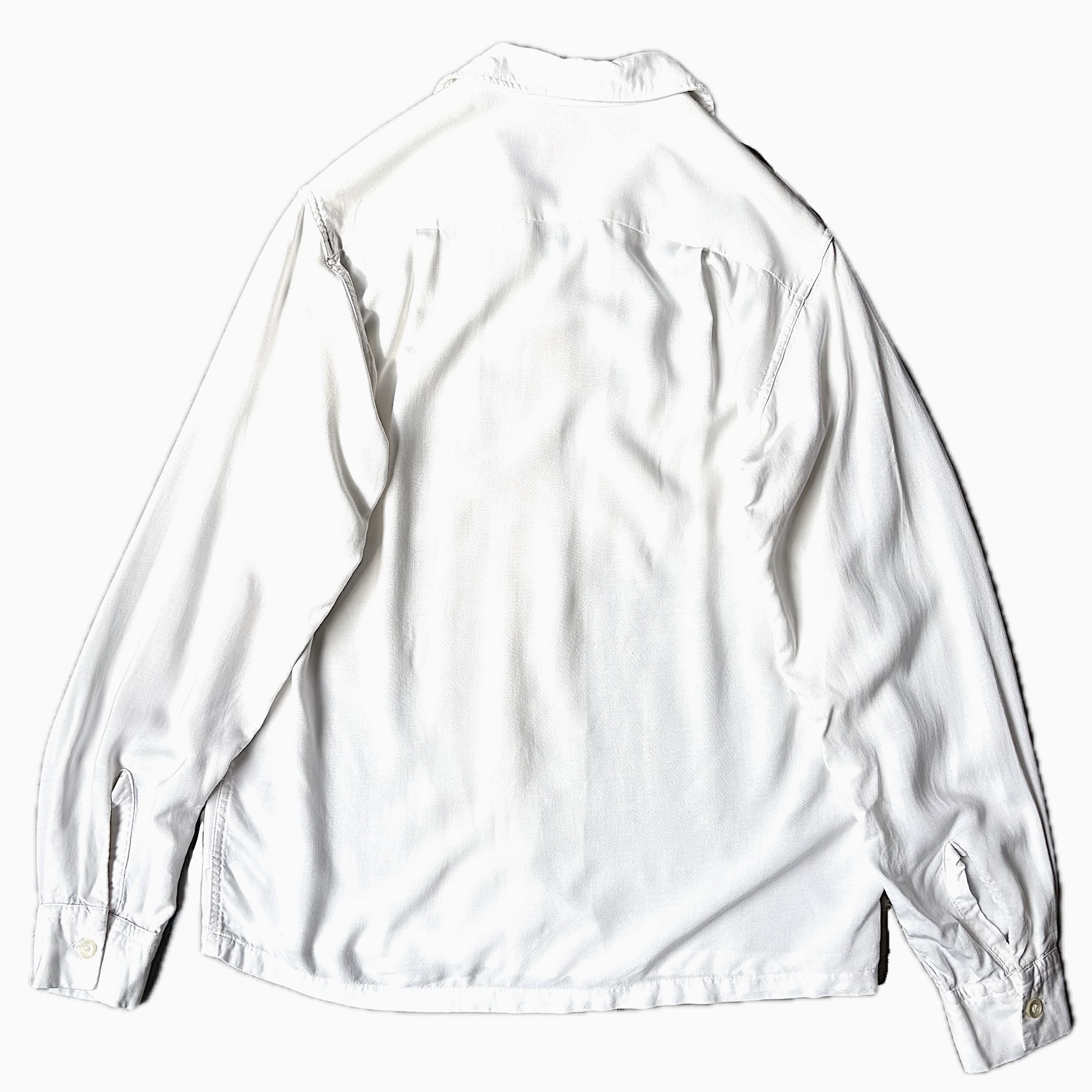 Vintage 50～60's【Horizon】Open Collar Rayon Shirt の画像 2
