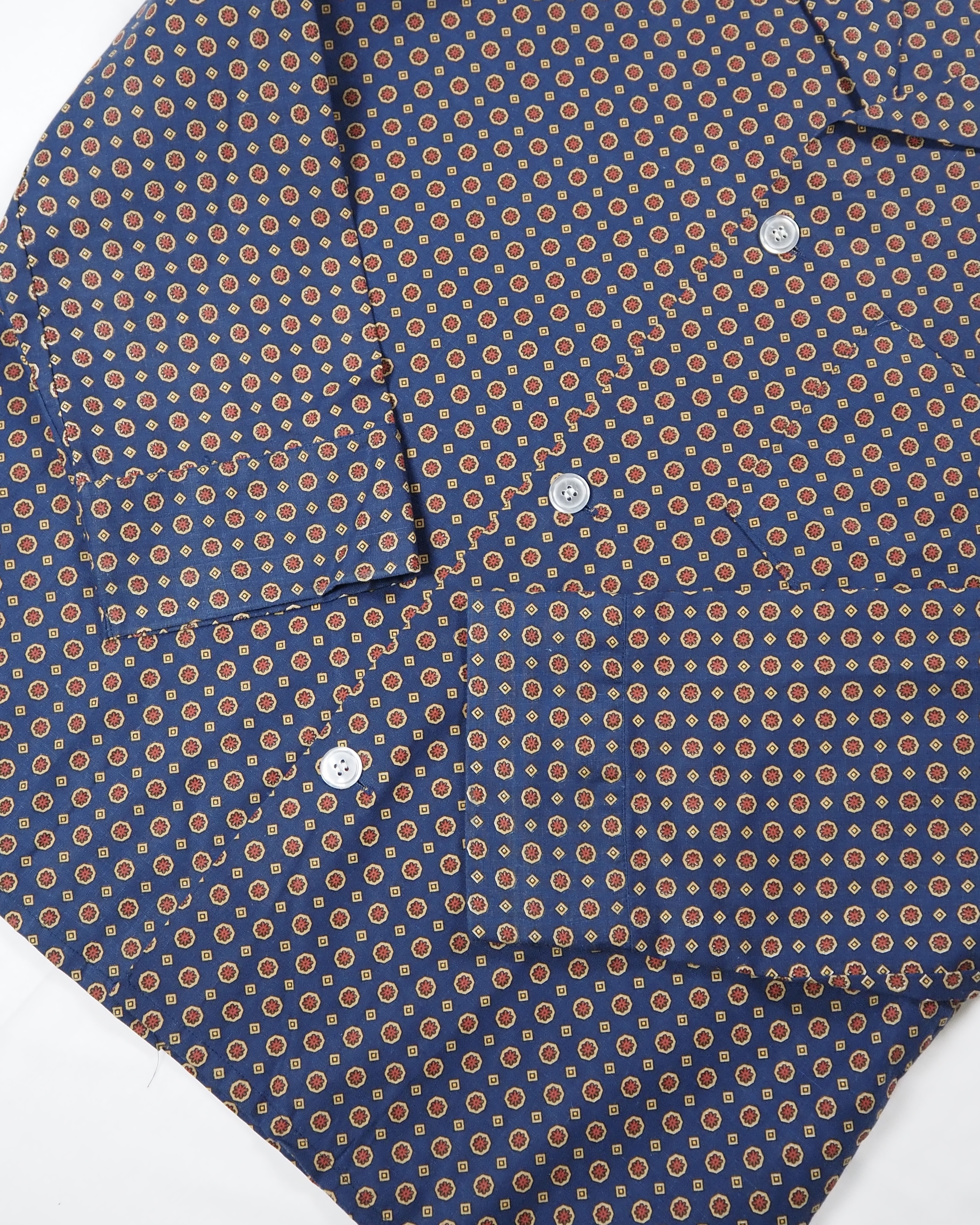 【VCM入荷】70’s Van Heusen パジャマシャツ Lサイズ の画像 8