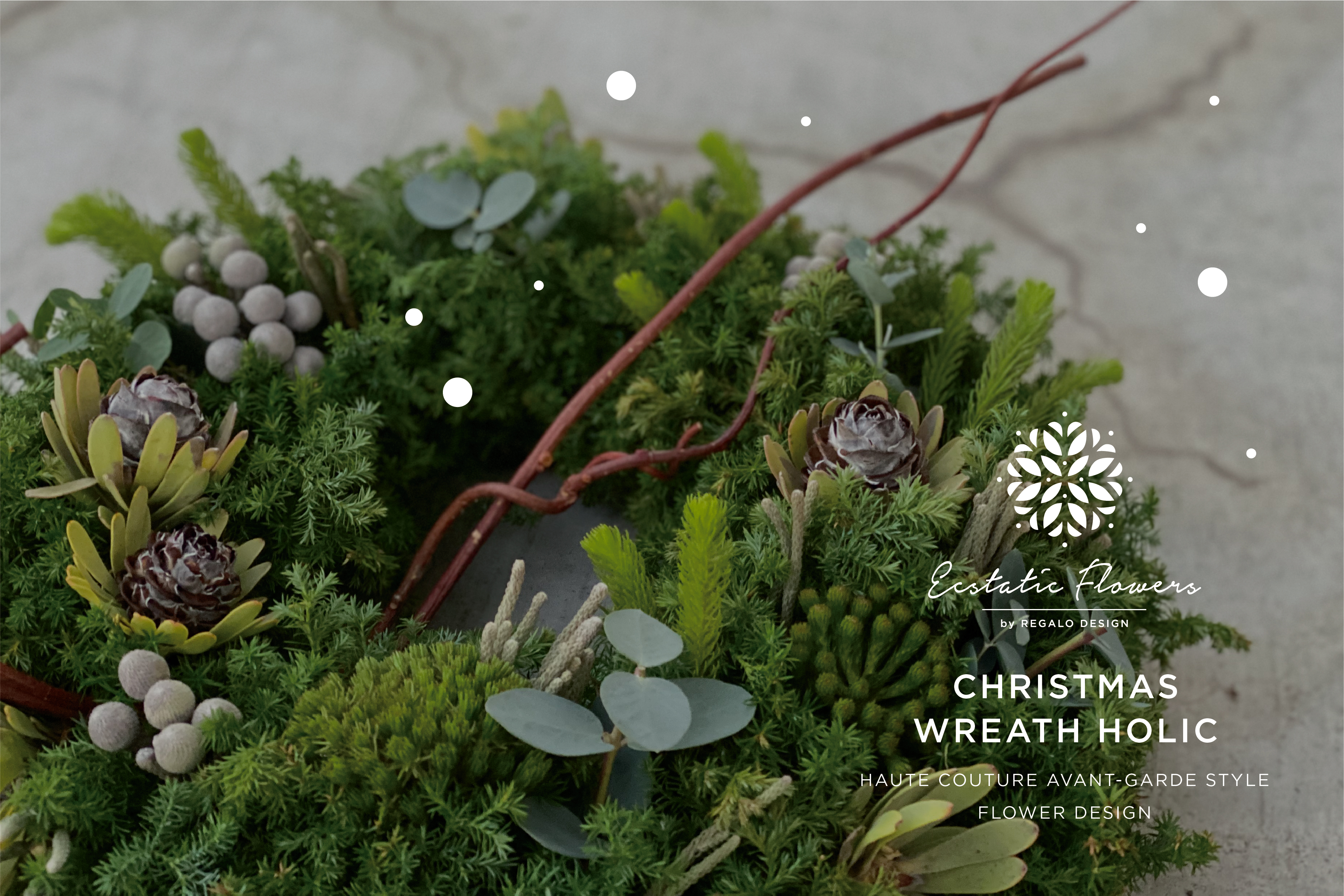 CHRISTMAS WREATH HOLIC/size:LL