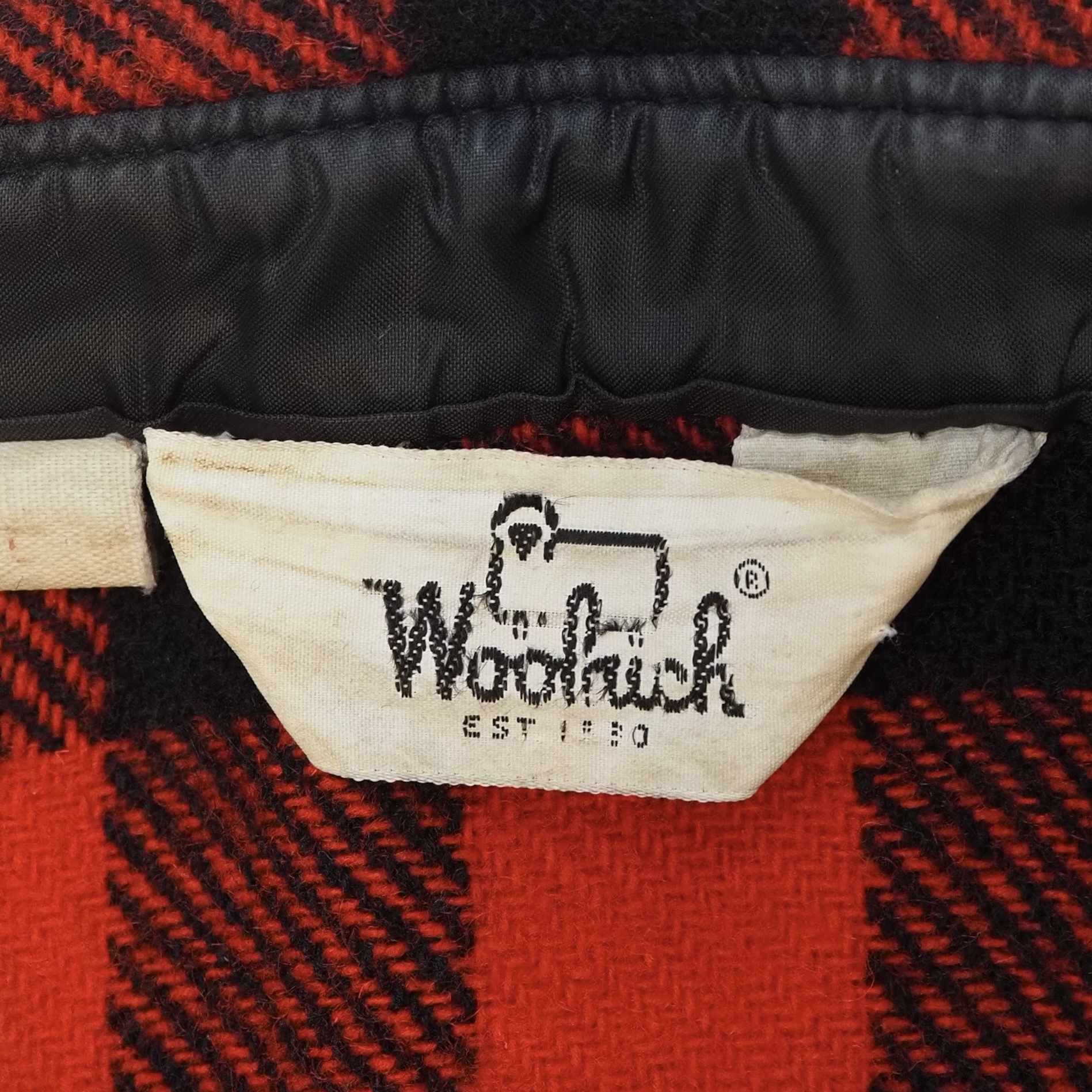80’s Woolrich ウールシャツ バッファローチェック Lサイズ の画像 7