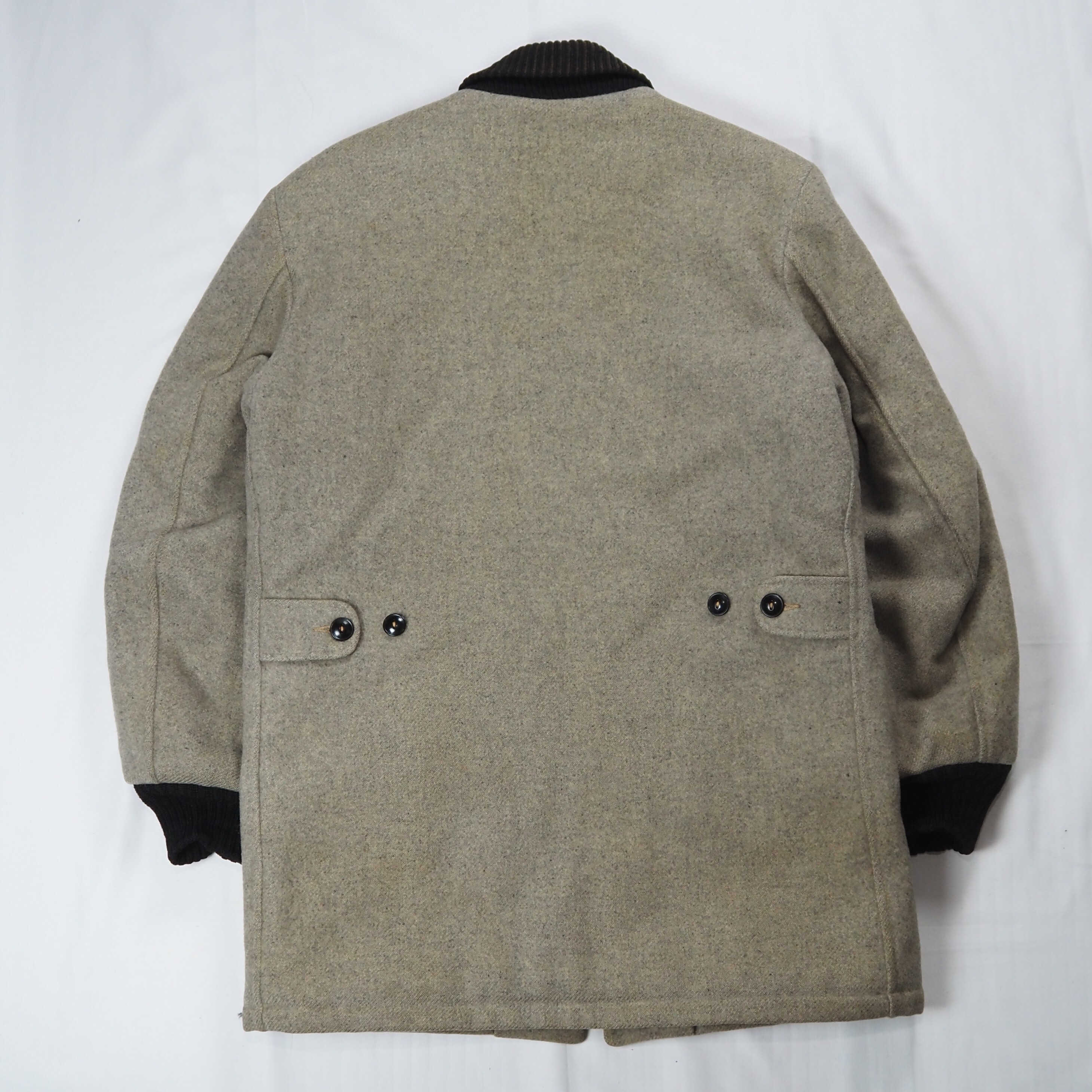 【9/23 20:00入荷】50's Woolrich ファラオジャケット グレー×ブラック の画像 14