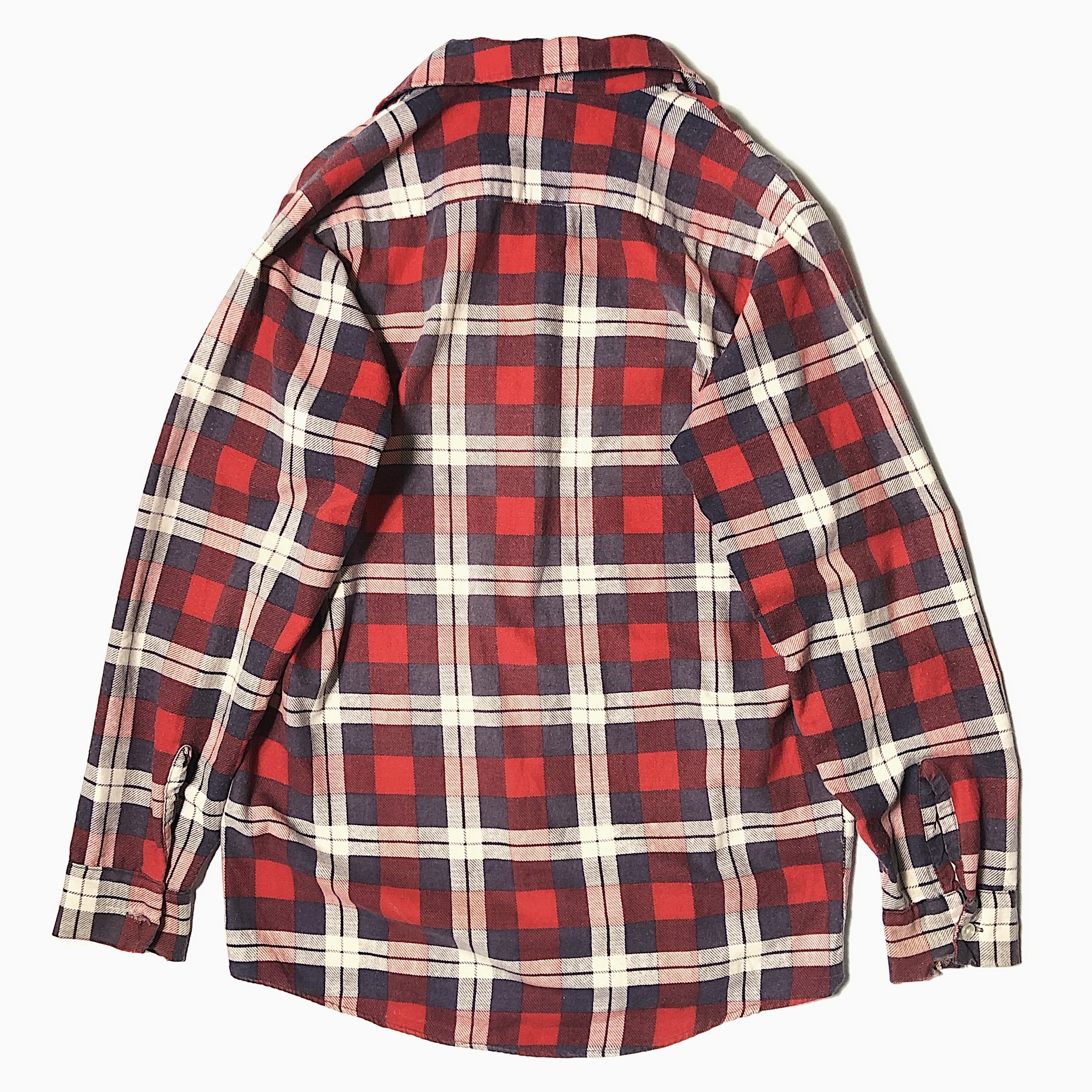Vintage 60〜70's【BRENT】Print Flannel Shirt の画像 2