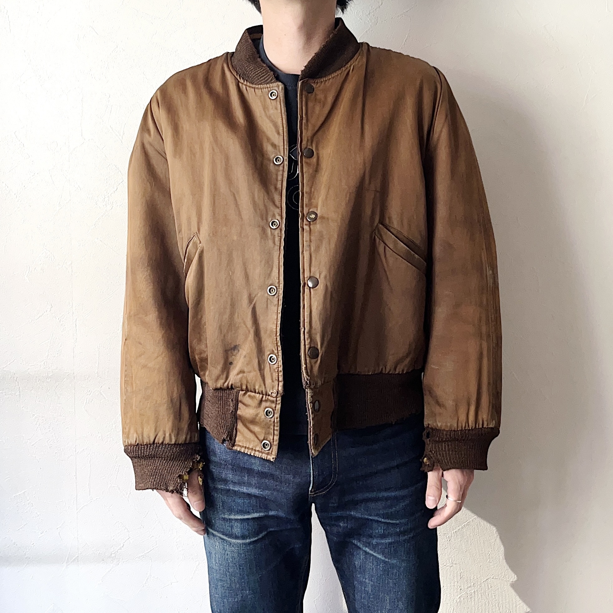 Vintage 60’s【Varsi-Jac】Grunge Reversible Stadium Jacket の画像 5