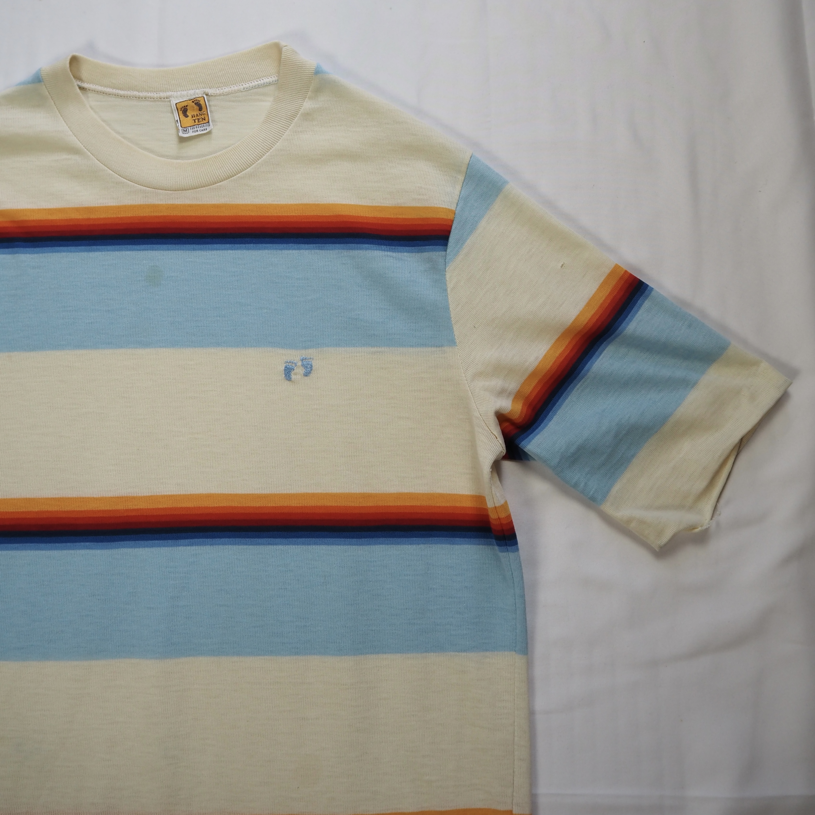 70’s-80’s Hang Ten ボーダーTシャツ Mサイズ の画像 7