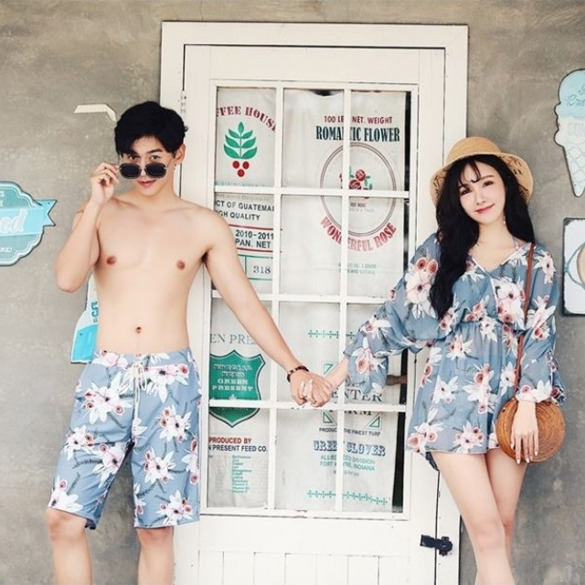 売り出し超安い 海外取り寄せ 予約商品 水着 カップル水着 ペアルック 水着 メンズ 水着 レディース 体型カバー 大感謝祭セール Ssl Daikyogo Or Jp