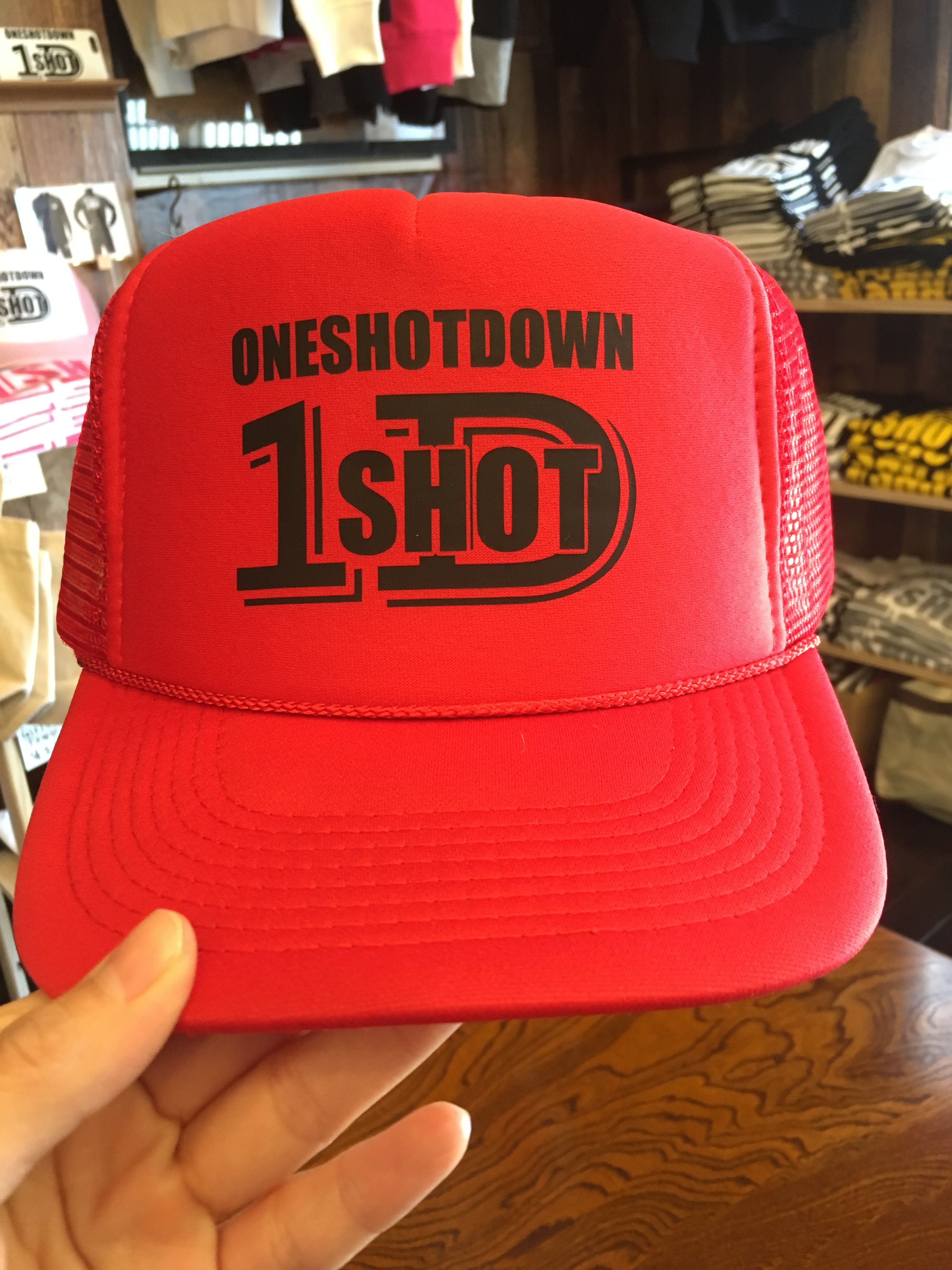 ONESHOTDOWN ロゴメッシュ CAP - 画像3