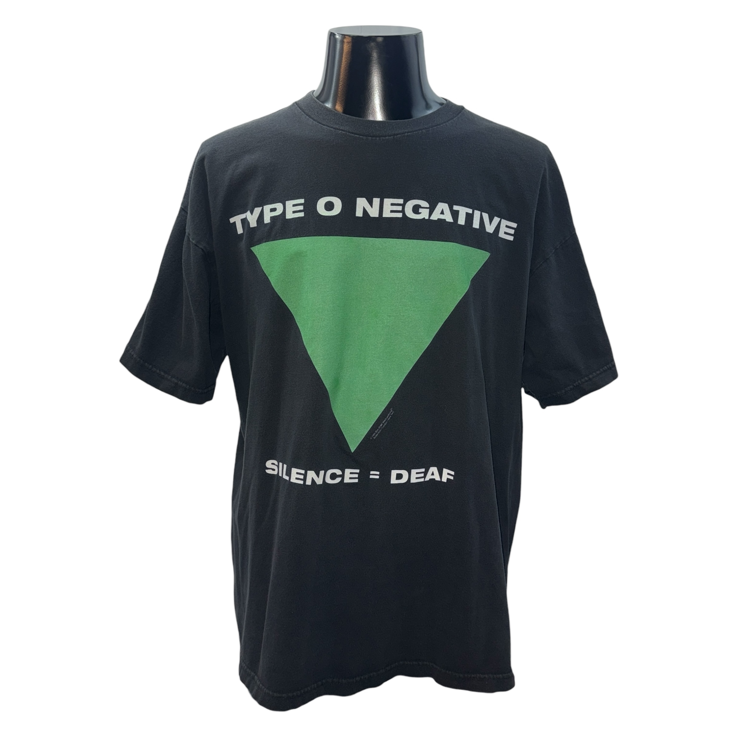 【TYPE O NEGATIVE】タイプオーネガティブ “SILENCE=DEAF” Blue Grapeボディ Tシャツ