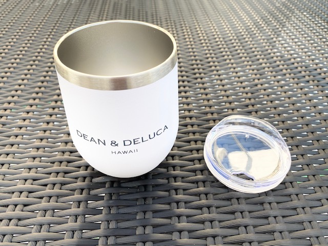 Dean Deluca Hawaii 正規品 ハワイ限定 ディーンアンドデルーカ タンブラー 1oz 355ml ディーン デルーカ ステンレスボトル ステンレスタンブラー Ddh ホワイト ブルー ブラック シンプル 無地 ロゴ入り 蓋付き プレゼント 並行輸入 ハワイ買い付け Puahawaii