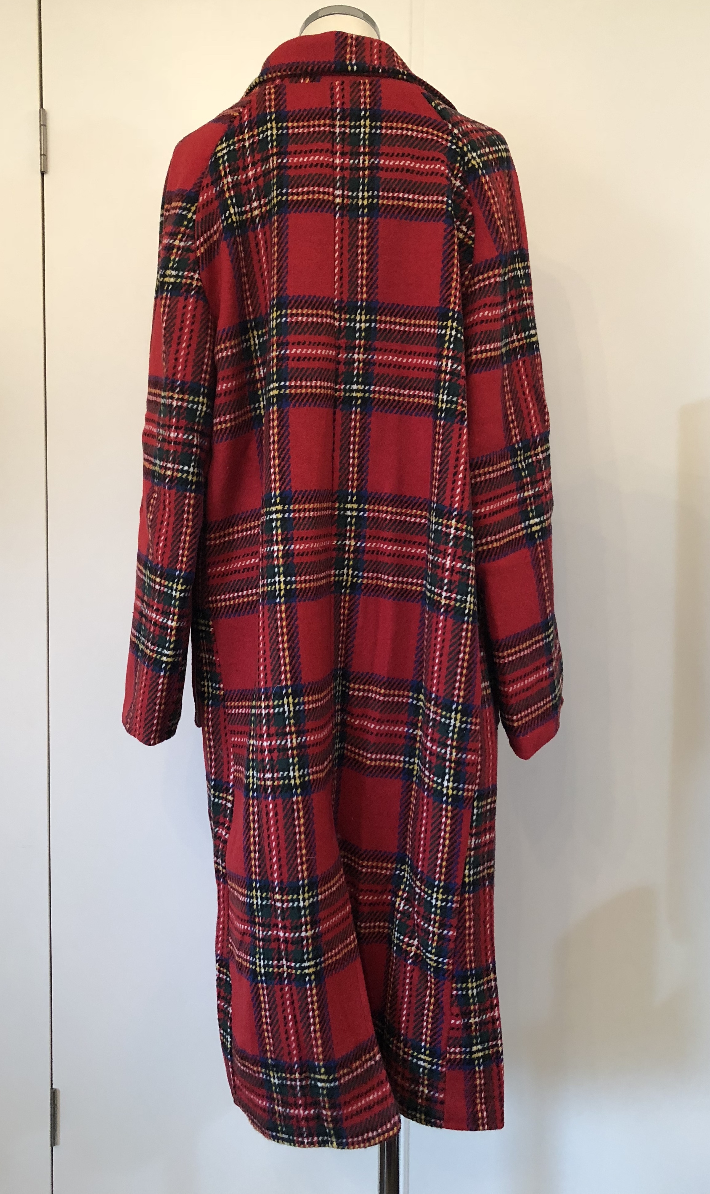 赤チェックコート セレクトショップベリンダ
