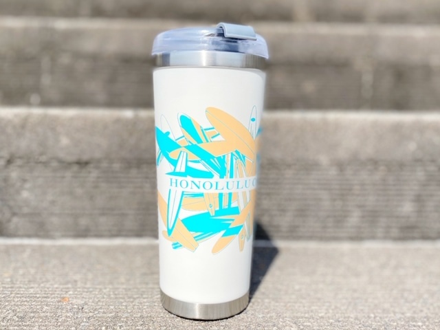 Honolulu Coffee ハワイ限定 希少 ホノルルコーヒー ロゴ ステンレス サーマル タンブラー 白 710ml 24oz ハワイ Hawaii 保冷 保温 マグカップ マイボトル マグボトル 水筒 ステンレスボトル 蓋付き ストロー付きハイビスカス コナコーヒー 海外雑貨 プレゼント ギフト Honolulu Coffee ハワイ限定 希少 ホノルルコーヒー ロゴ ステンレス サーマル タンブラー 白 710ml 24oz ハワイ Hawaii 保冷 保温 マグカップ マイボトル マグボトル 水筒 ステンレスボトル 蓋付き ストロー付きハイビスカス コナコーヒー 海外雑貨 プレゼント ギフト