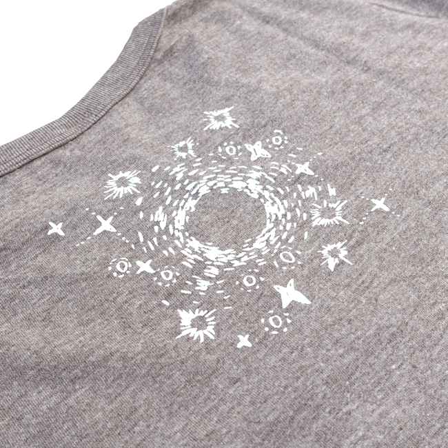 Her Ghost Friendのコスモ☆Tシャツ(ヘザーブラウン) - 画像3