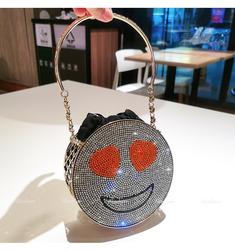 キラキラ ニコちゃん バッグ Badass