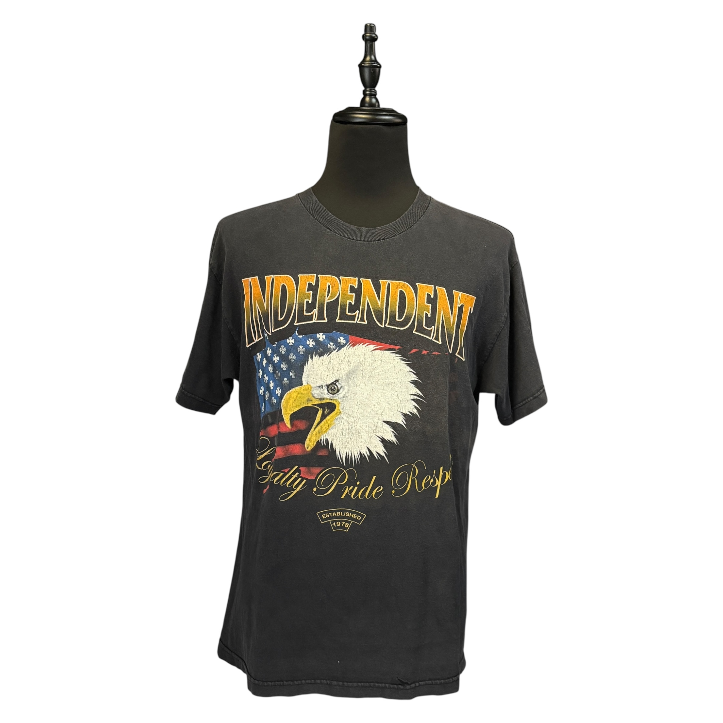 【INDEPENDENT】 インディペンデント イーグルグラフィックプリント Tシャツ L