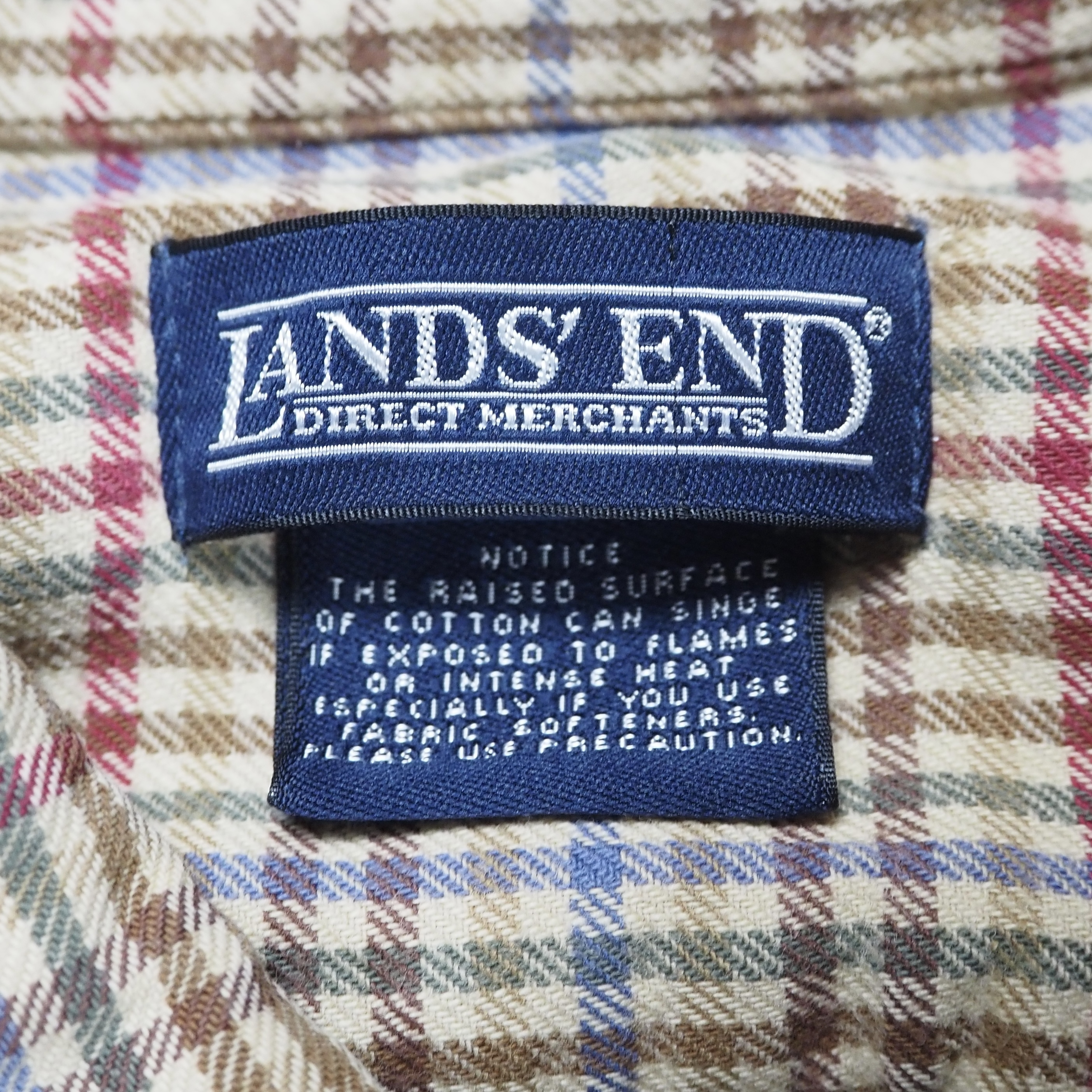 90’s Land’s End BDシャツ Lサイズ オンライン限定商品 の画像 8