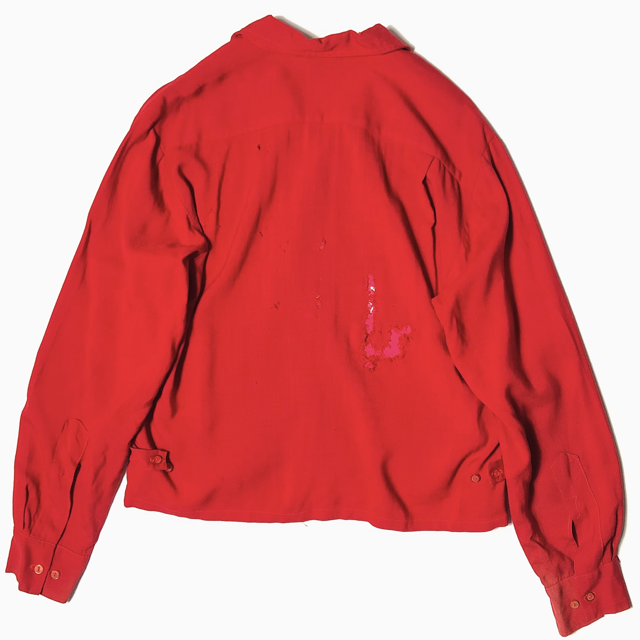 Vintage 50's【PLAY BOY】Grunge Rayon Shirt の画像 2