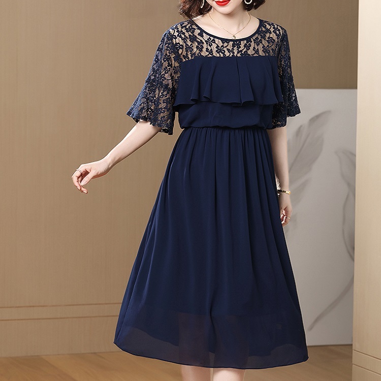 ドレス ワンピース 通販ドレス 通販ワンピース ワンピ 通販ワンピ レディース 女性用 通販レディース 半袖 フリル フリフリ レース 半袖 フレア ひざ丈 パーティー 結婚式 ナイトドレス 食事会 二次会 お呼ばれ 発表会 行事 オケージョン 無地 シンプル ママ 妊婦