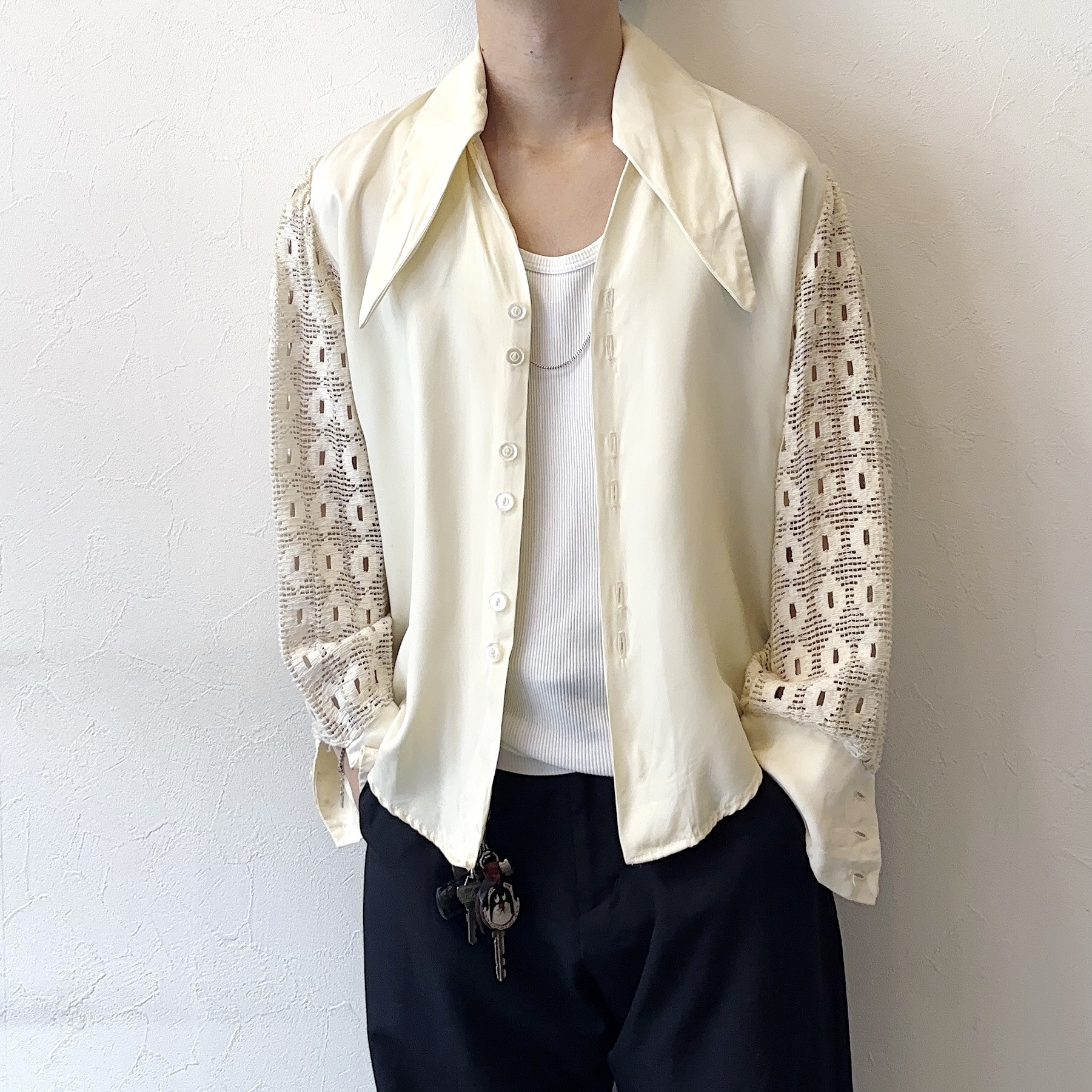 Vintage 70～80's【Pieter's Thing】Barrymore Collar Shirt の画像 3