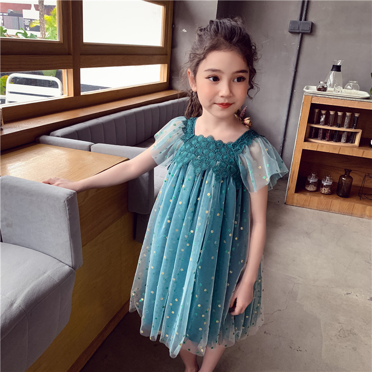 女の子 ミントグリーン ワンピース ドレス 夏 春 ノースリーブ キッズ Summer Spring Kids Girl Dress One Piece Antoinette