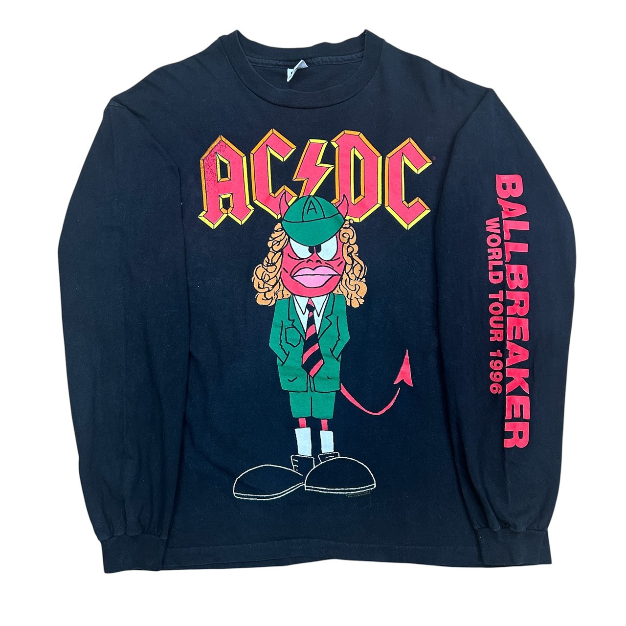 90s AC/DC “Ballbreaker” World Tour 1996 ロングスリーブ Tシャツ バンドT ブラック XL