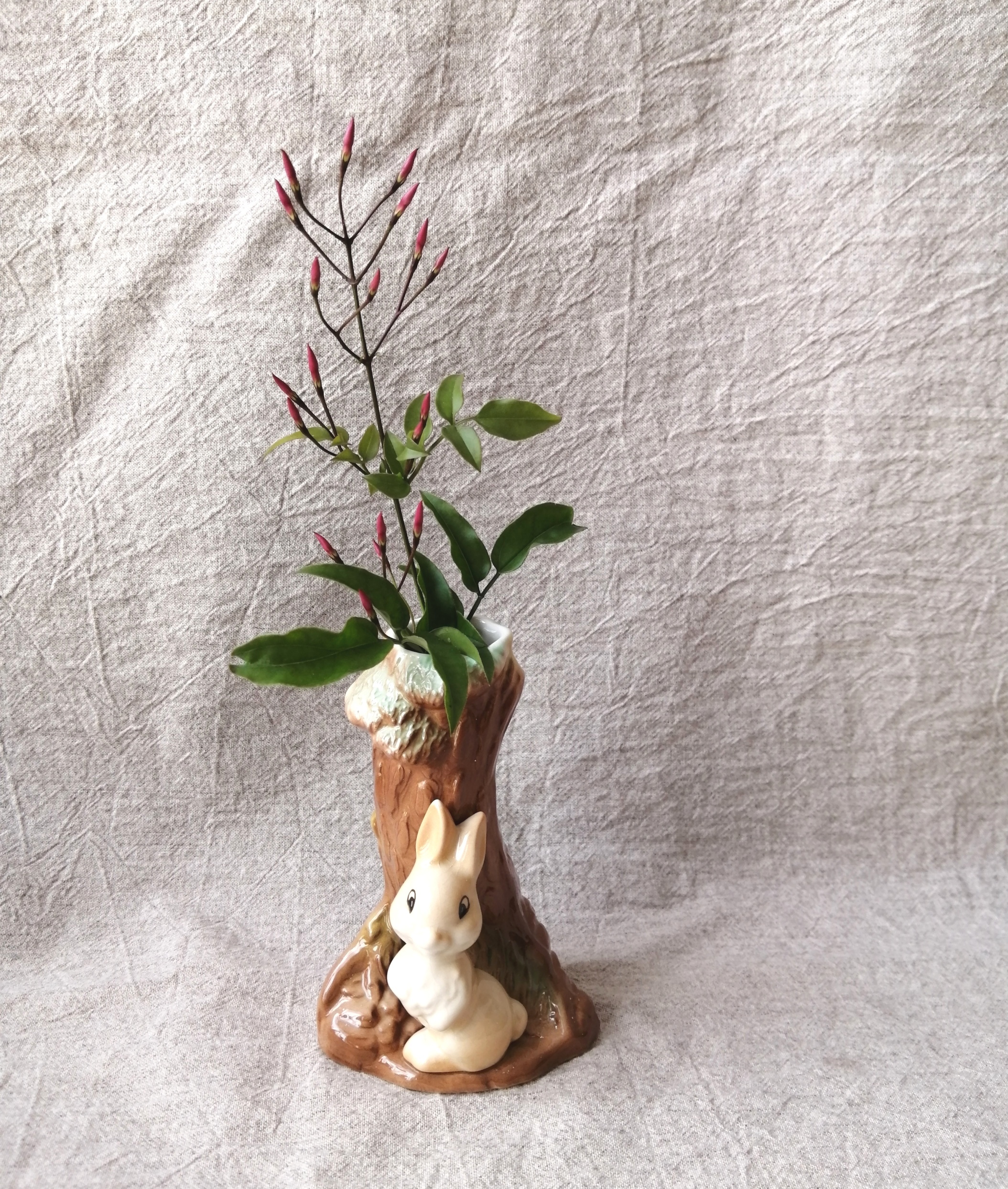 うさぎさんの花瓶 Hornsea Fauna Tabino Okurimono うさぎさんの花瓶 Hornsea Fauna Tabino Okurimono