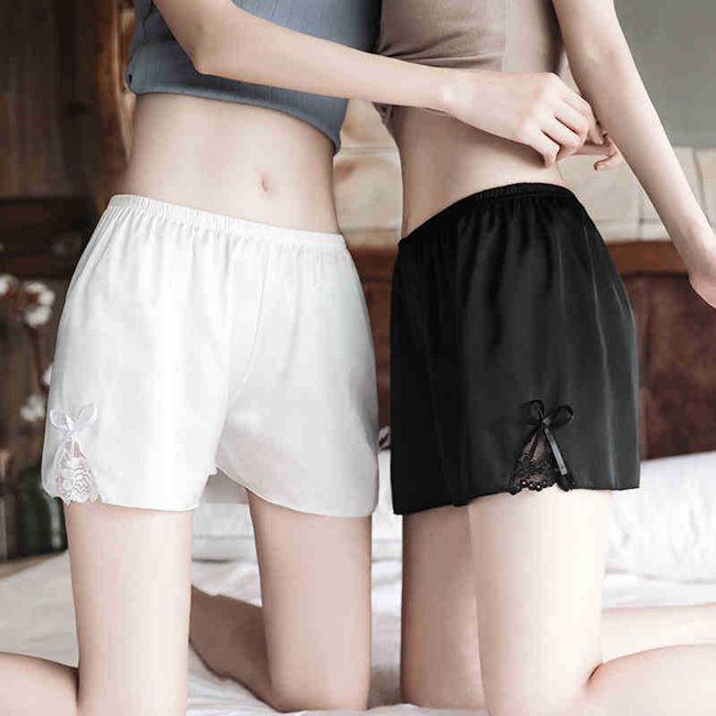 国内即納 ペチコート ペチパンツ リボン 透けない パンツ ぺちこーと ぺちぱんつ ペチパン ペチコート スカート 涼しい インナーパンツ 透け 防止 レディース シンプル 可愛い ルームウェア リボン ショーツ ショートパンツ 女性 下着 リブ 無地 シンプル ホワイト