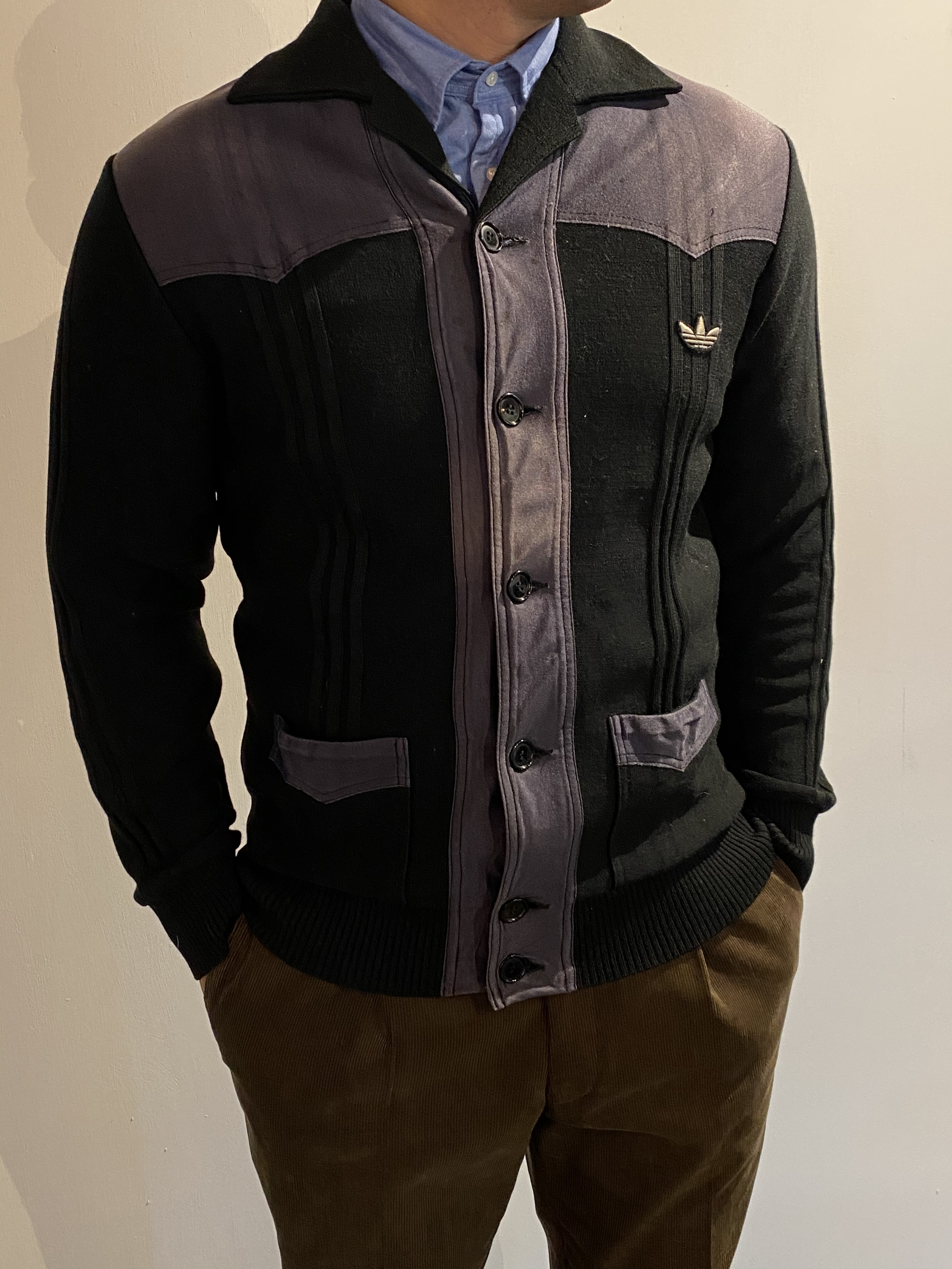 古着 西ドイツ製激レア ヴィンテージadidas ジャージ カーディガンタイプ Own Kyoto Vintage Clothing Own Original 古着 西ドイツ製激レア ヴィンテージadidas ジャージ カーディガンタイプ Own Kyoto Vintage Clothing Own Original