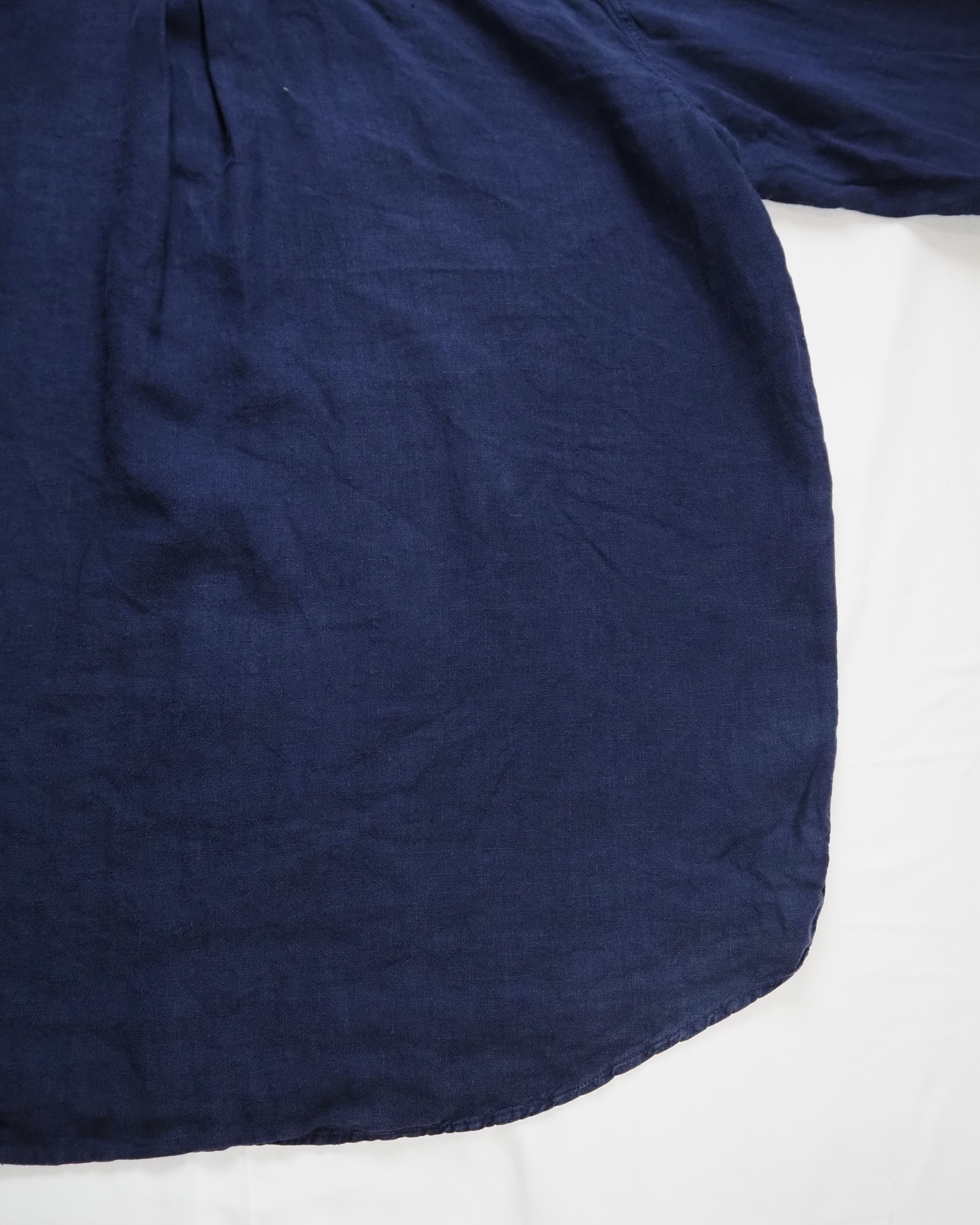 90’s OLD GAP リネンシャツ ネイビー XL の画像 13