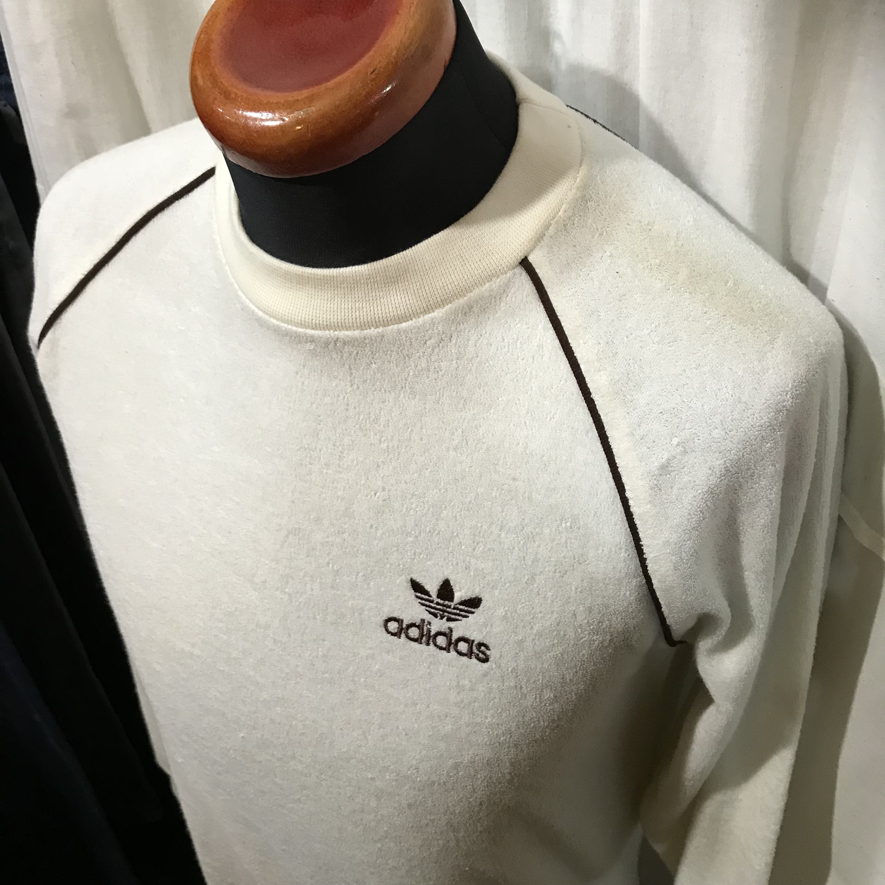 Adidas アディダス デサント社製 パイル地トレーナー メンズm Used Clothing Shyboy