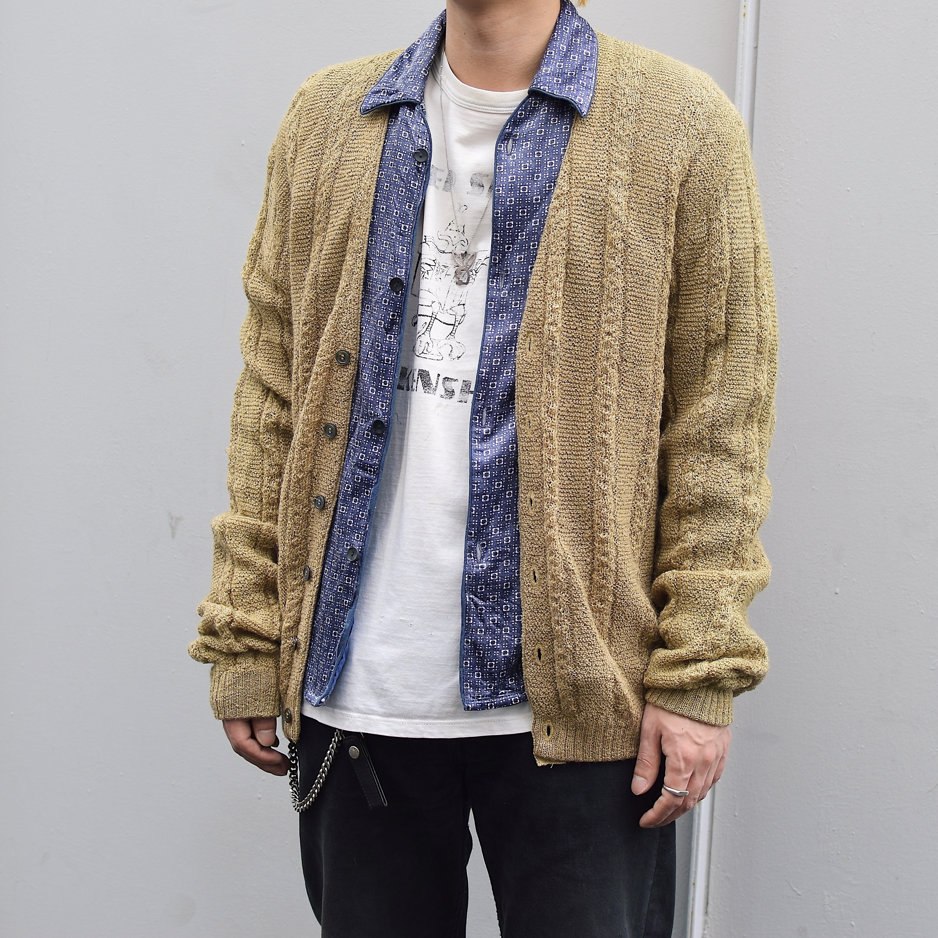 Vintage 60〜70's【McGREGOR】Grunge Mohair Cardigan の画像 3