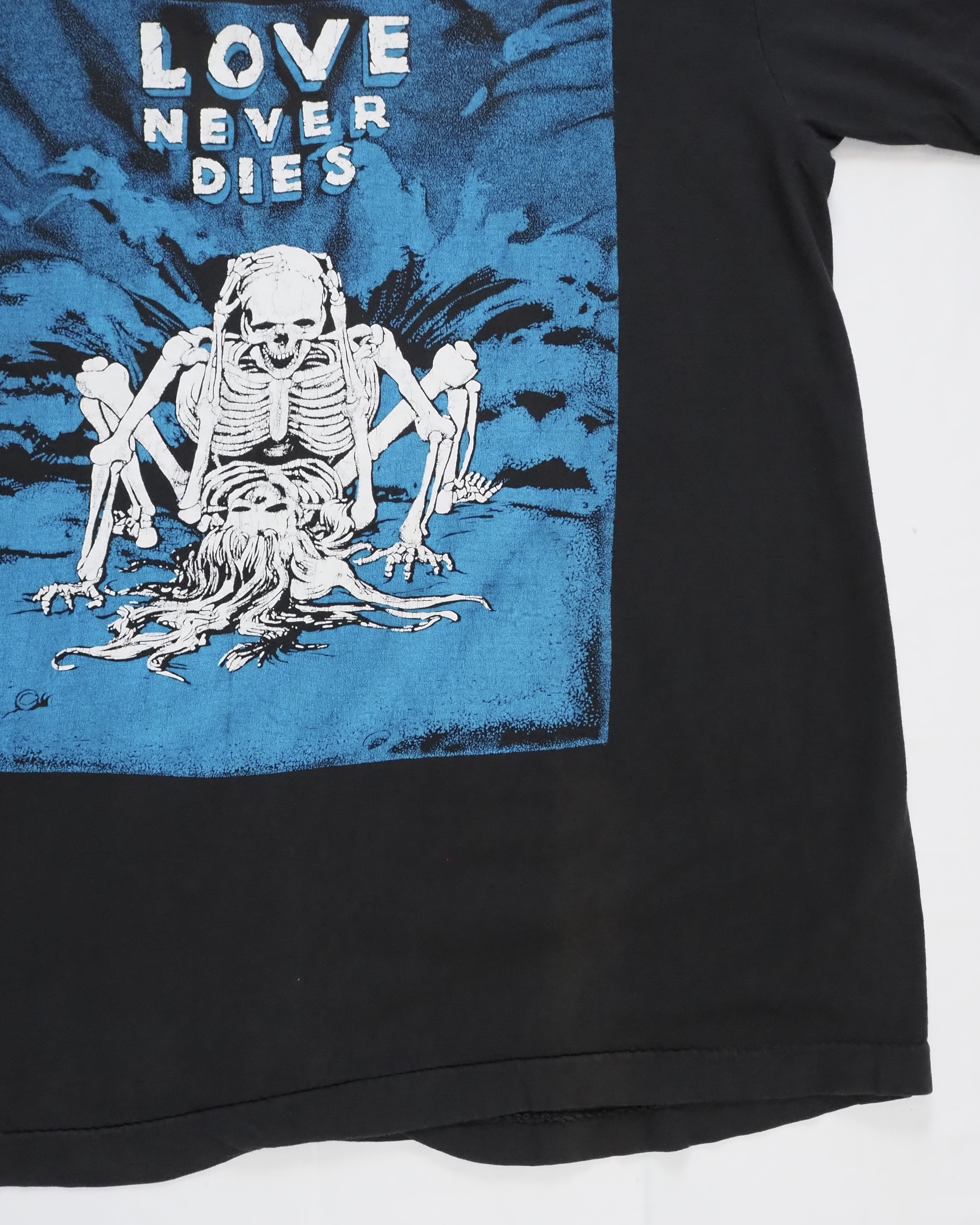 【5/6(水) 20:00入荷】80’s Love never dies Tシャツ スカル の画像 6