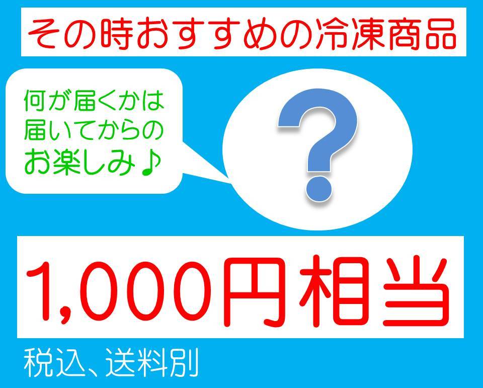 おすすめ冷凍商品1,000円相当【税込、冷凍送料別】 - 画像1