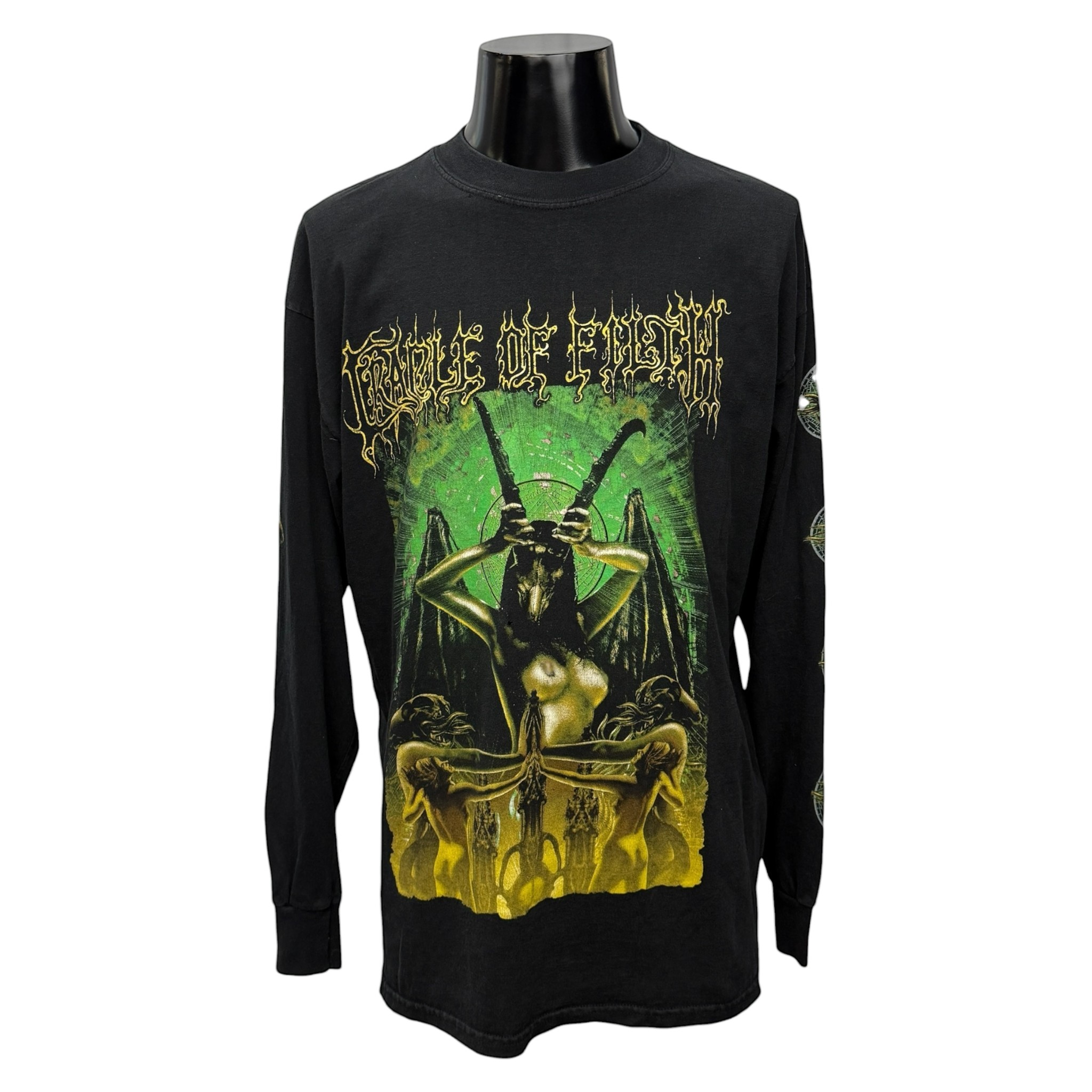 【CRADLE OF FILTH】クレイドル・オブ・フィルス “GOD BLESS SATAN CARESS” 00’s ロングスリーブTシャツ