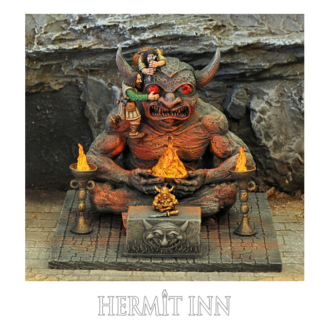 宝石の眼を持つ悪魔の彫像 - 画像1