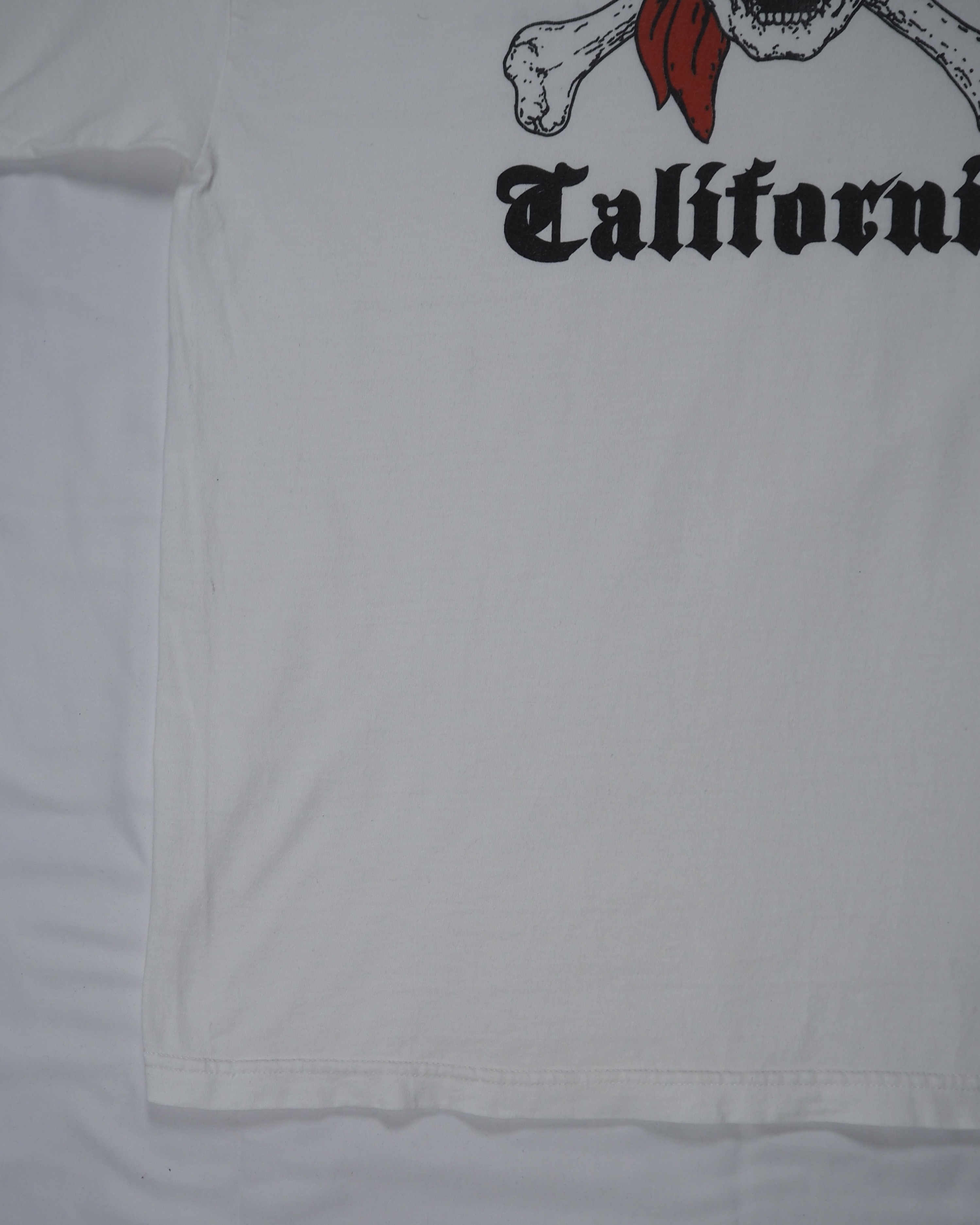 【VCM入荷】00’s プリントTシャツ スカルプリント☠️ カリフォルニア XL の画像 5