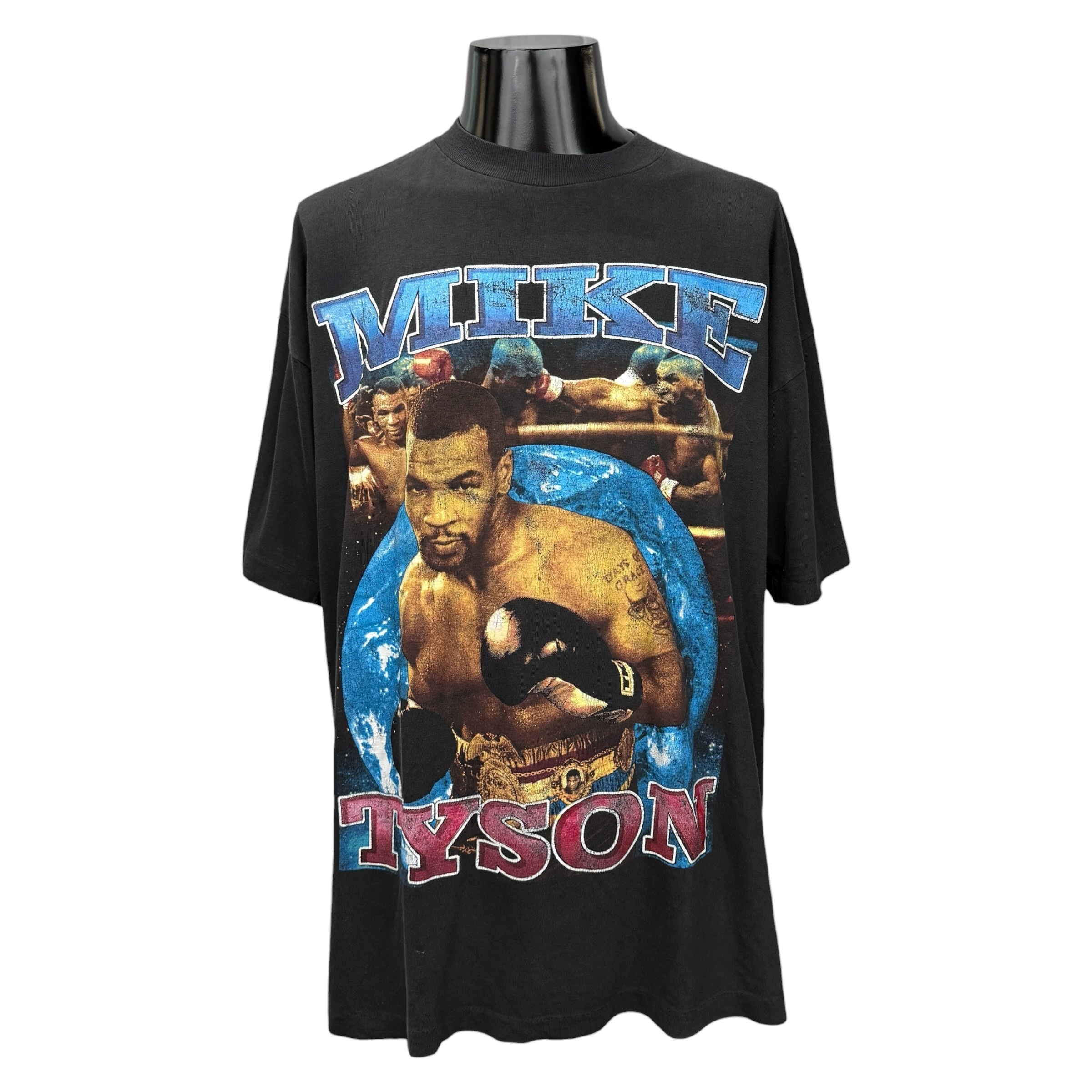 【MIKE TYSON】マイクタイソン “IF YOU CAN’T BEAT ‘EM, EAT ‘EM!!!” RAP DESIGN Vintage Tシャツ
