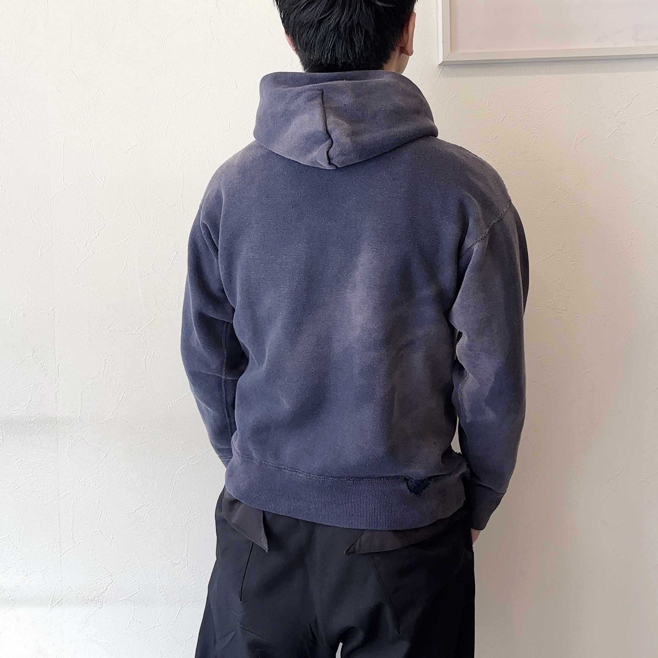 Vintage 60's【HANES】Grunge Hoodie の画像 4