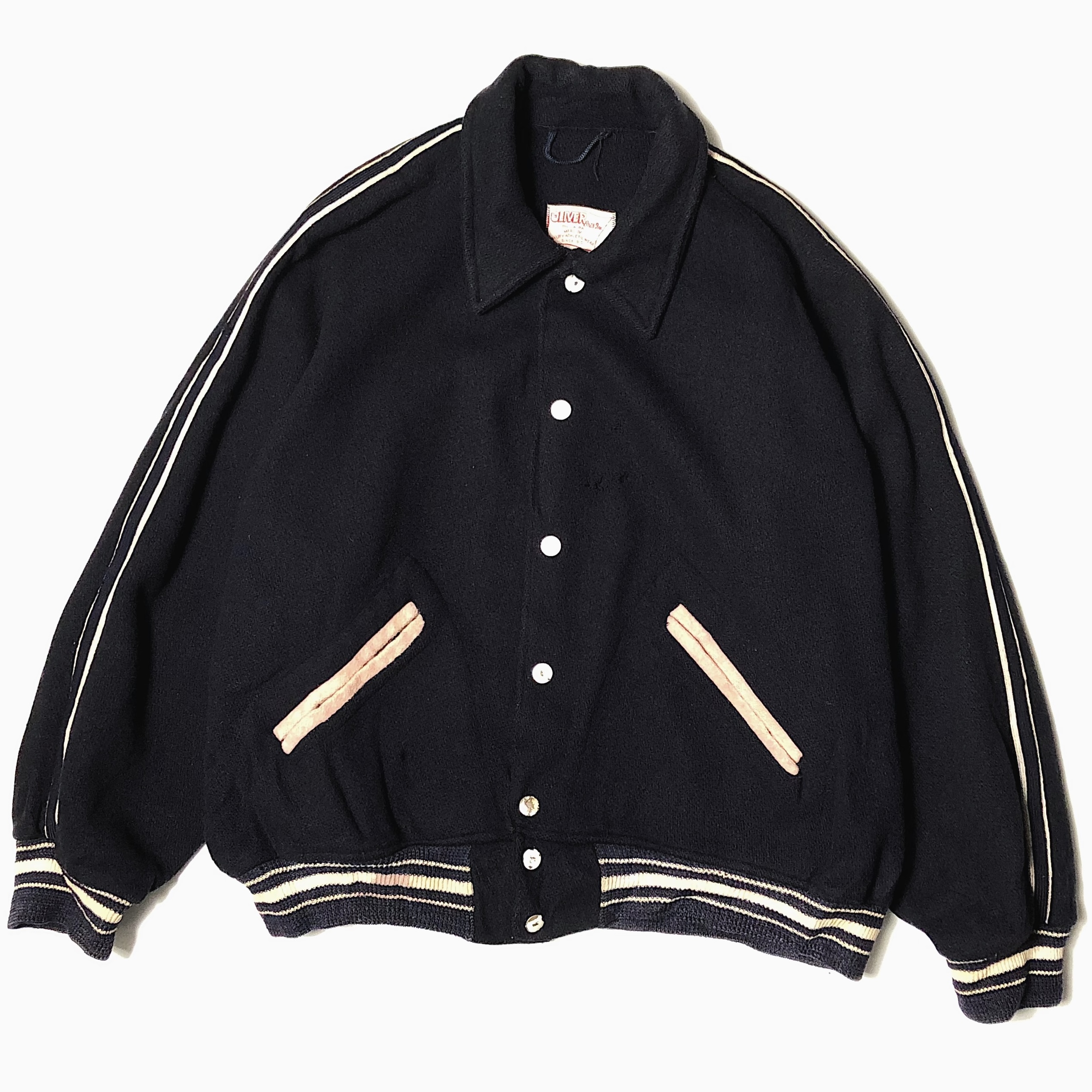 Vintage 50’s【OLIVER Bros. inc.】"HAZLETON" Grunge Stadium Jacket の画像 2