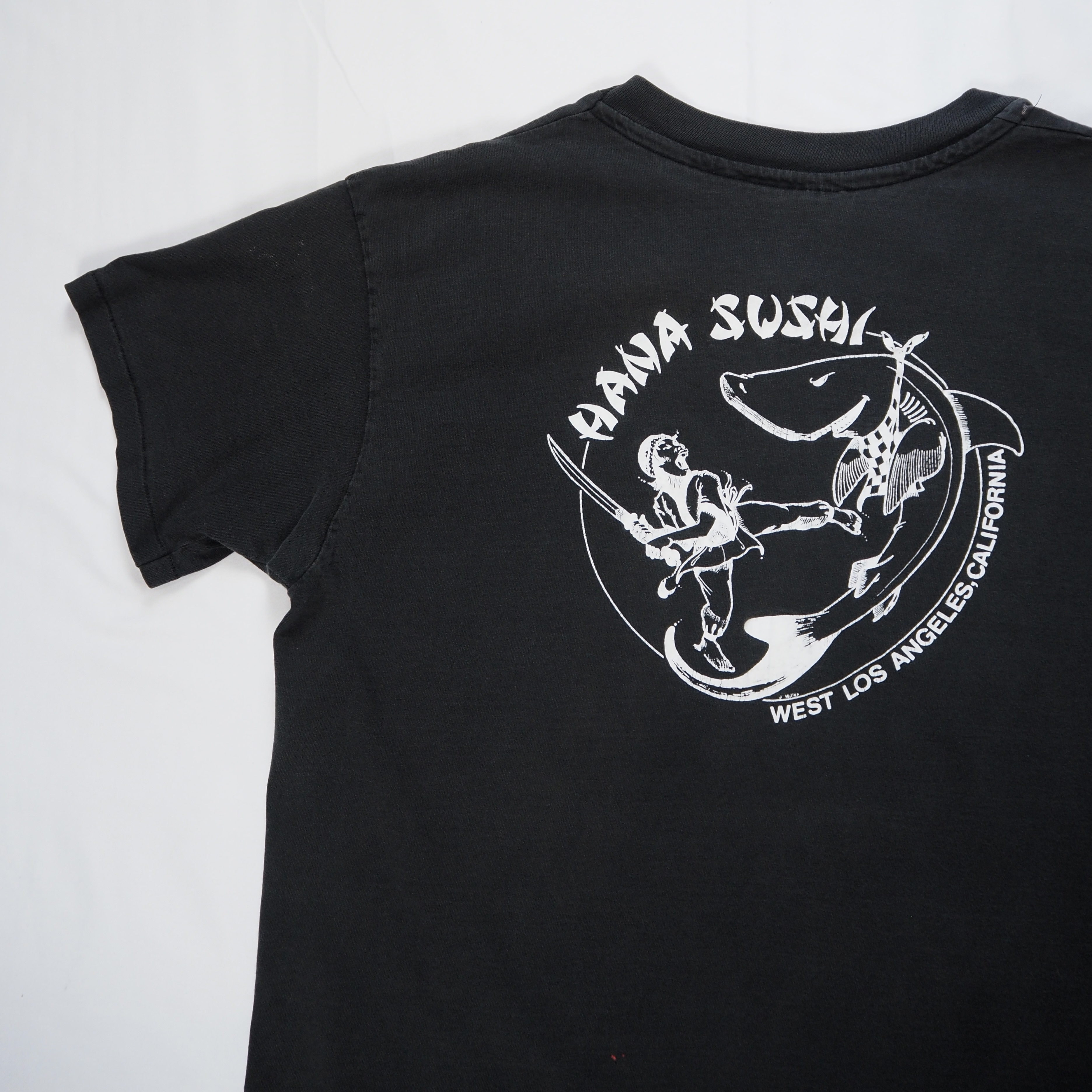 90’s Anvil Tシャツ 寿司 ブラックフェード の画像 5