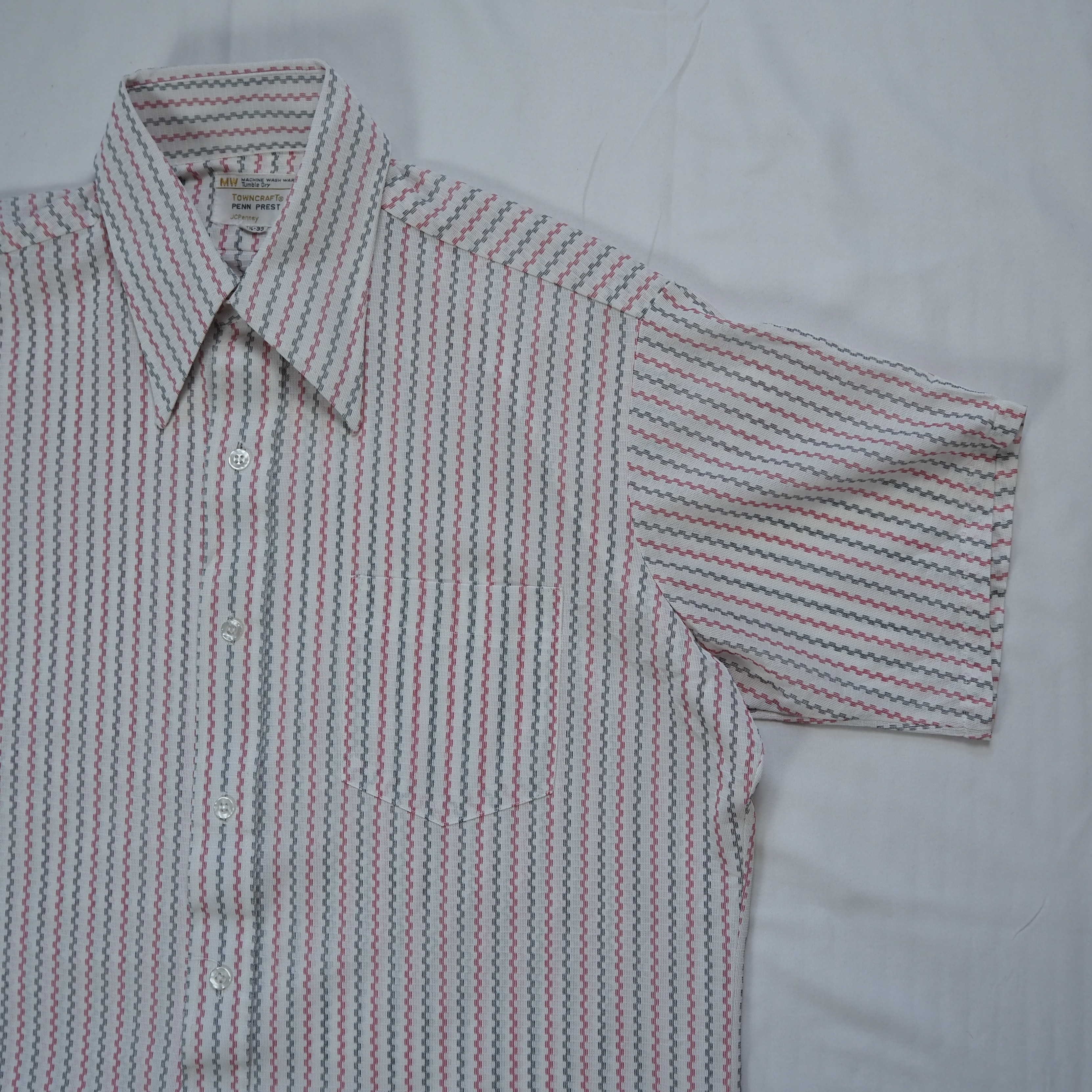 70’s Towncraft 半袖シャツ Mサイズ の画像 7