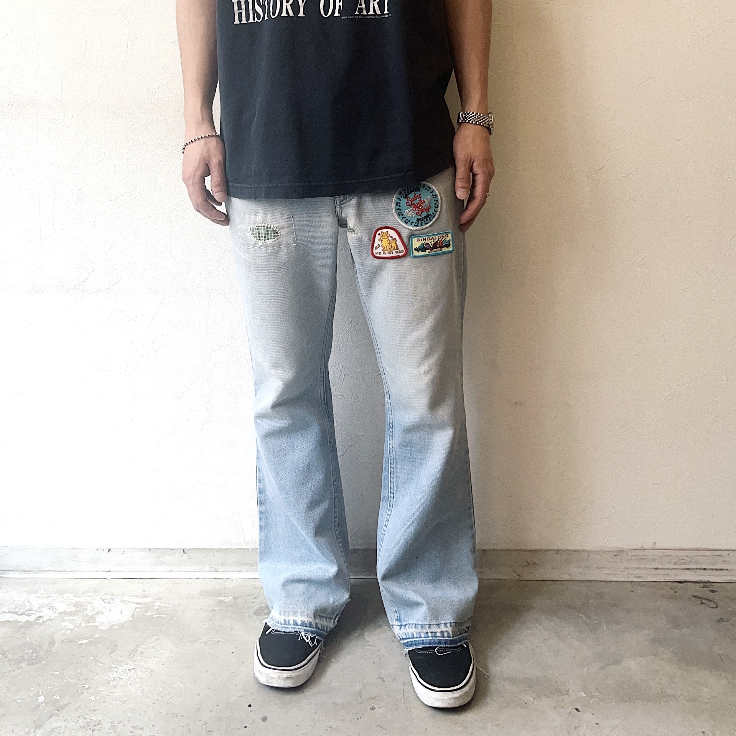 Vintage 70's【Levi's】646 Grunge Denim Pants の画像 3
