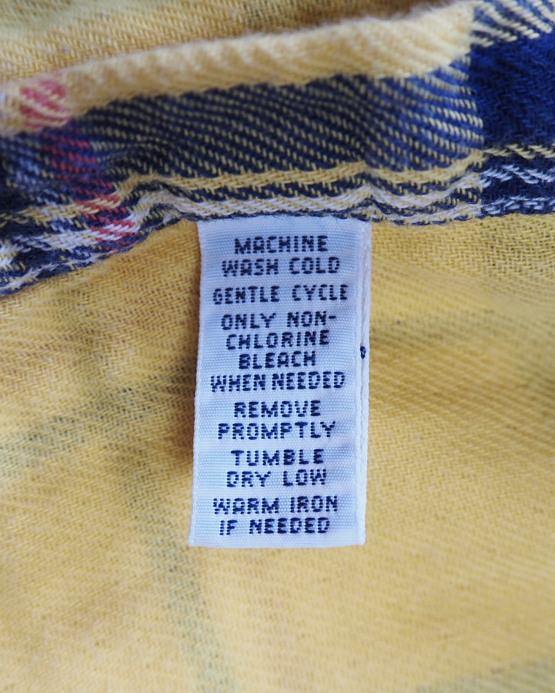 90’s Ralph Lauren ヘヴィネル イエロー Lサイズ の画像 12