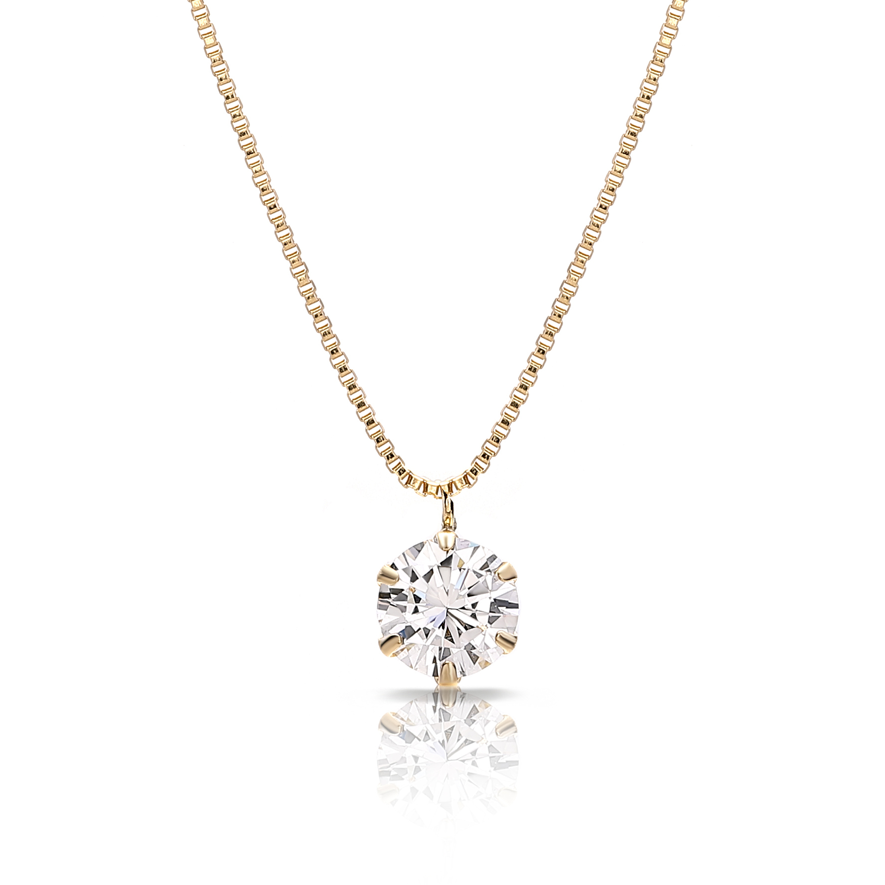 【116】0.43ct / F / VS1 / 3EX【一粒ダイヤモンドネックレス】