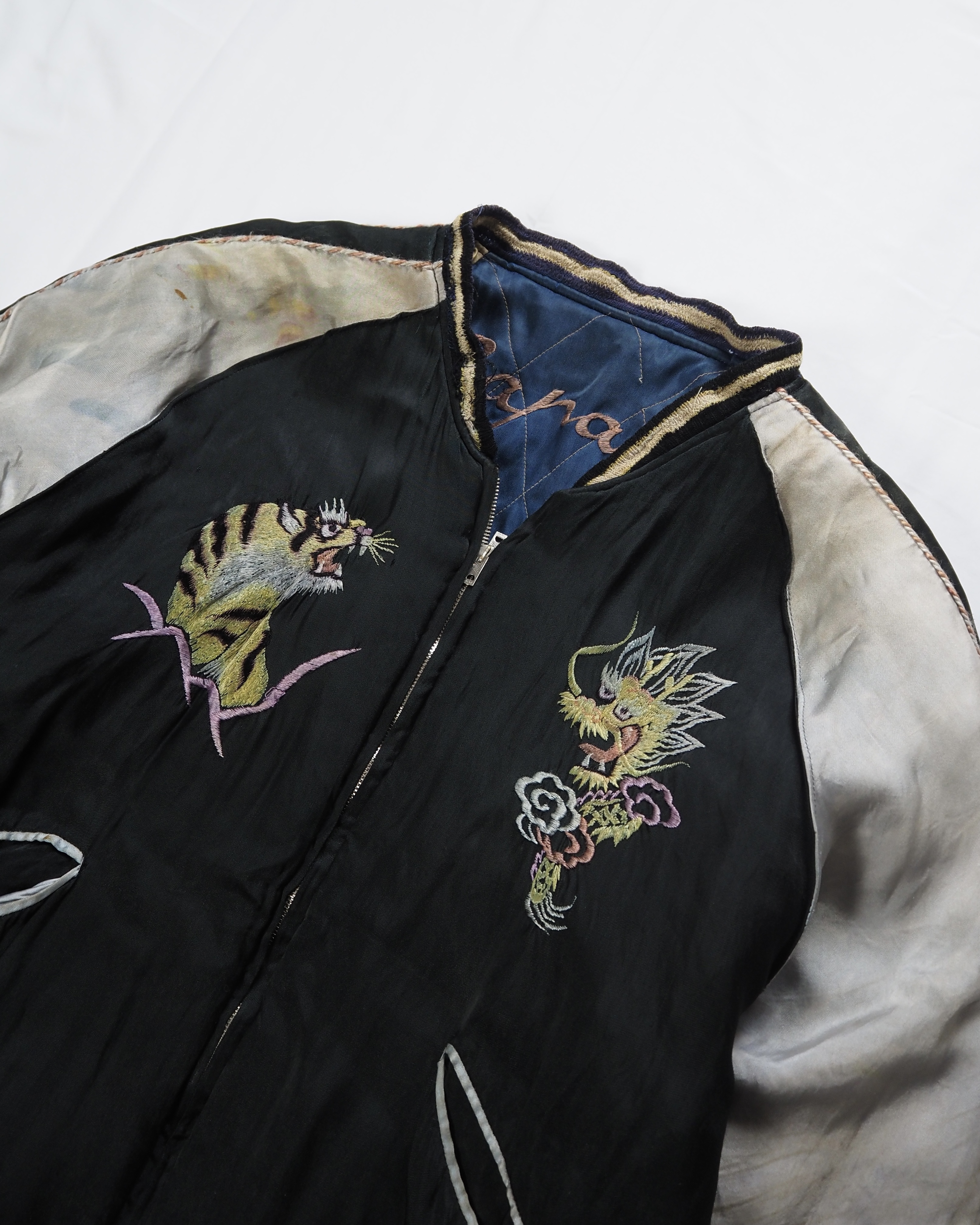 50’s スカジャン 虎×マップ の画像 6