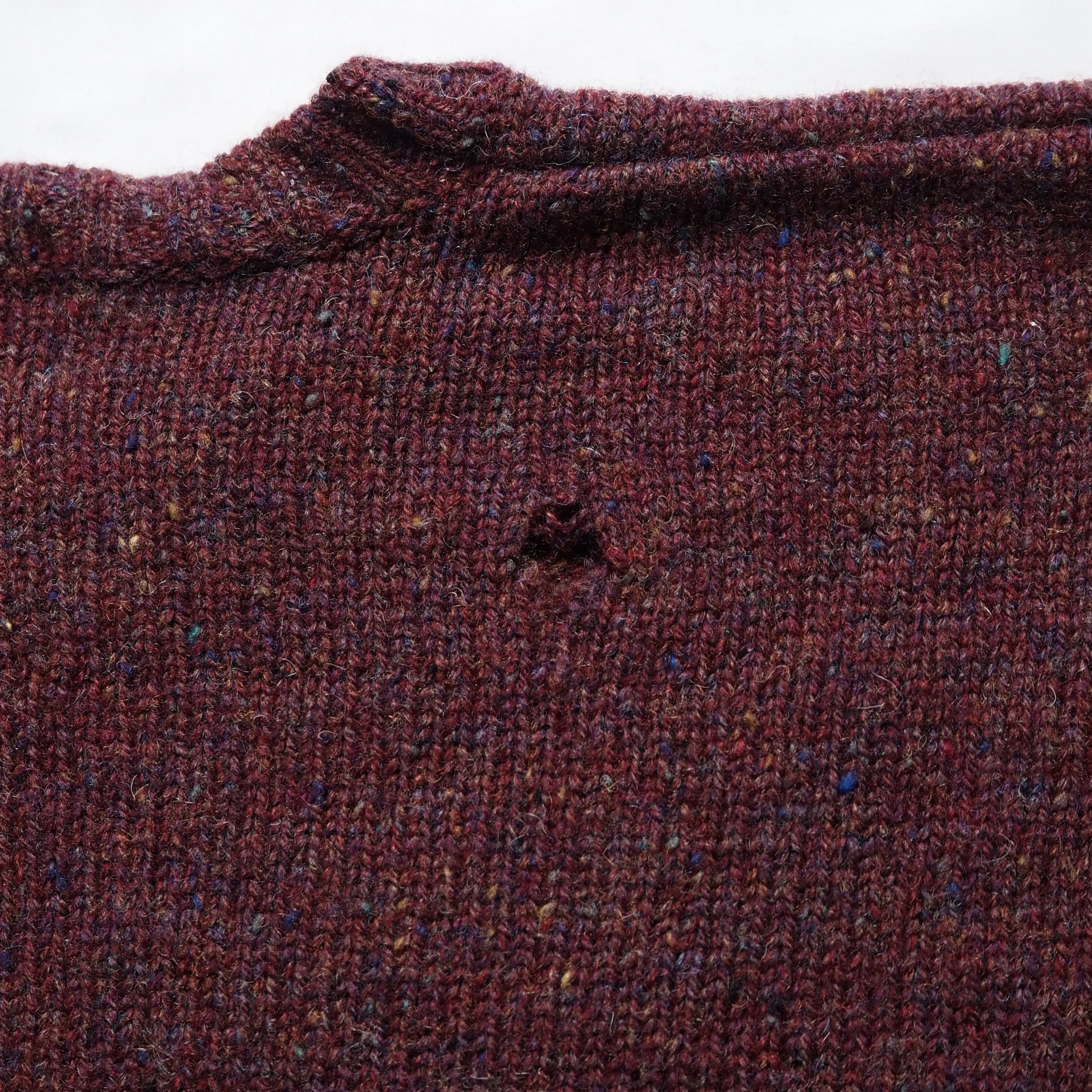 Pendleton ウールニット バーガンディ XL の画像 15