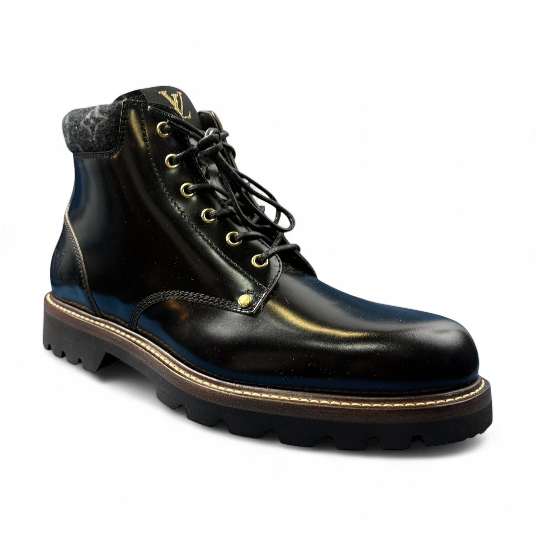 【LOUIS VUITTON】ルイヴィトン Oberkampf Line Ankle Boot オーベルカンプフ・ライン アンクルブーツ